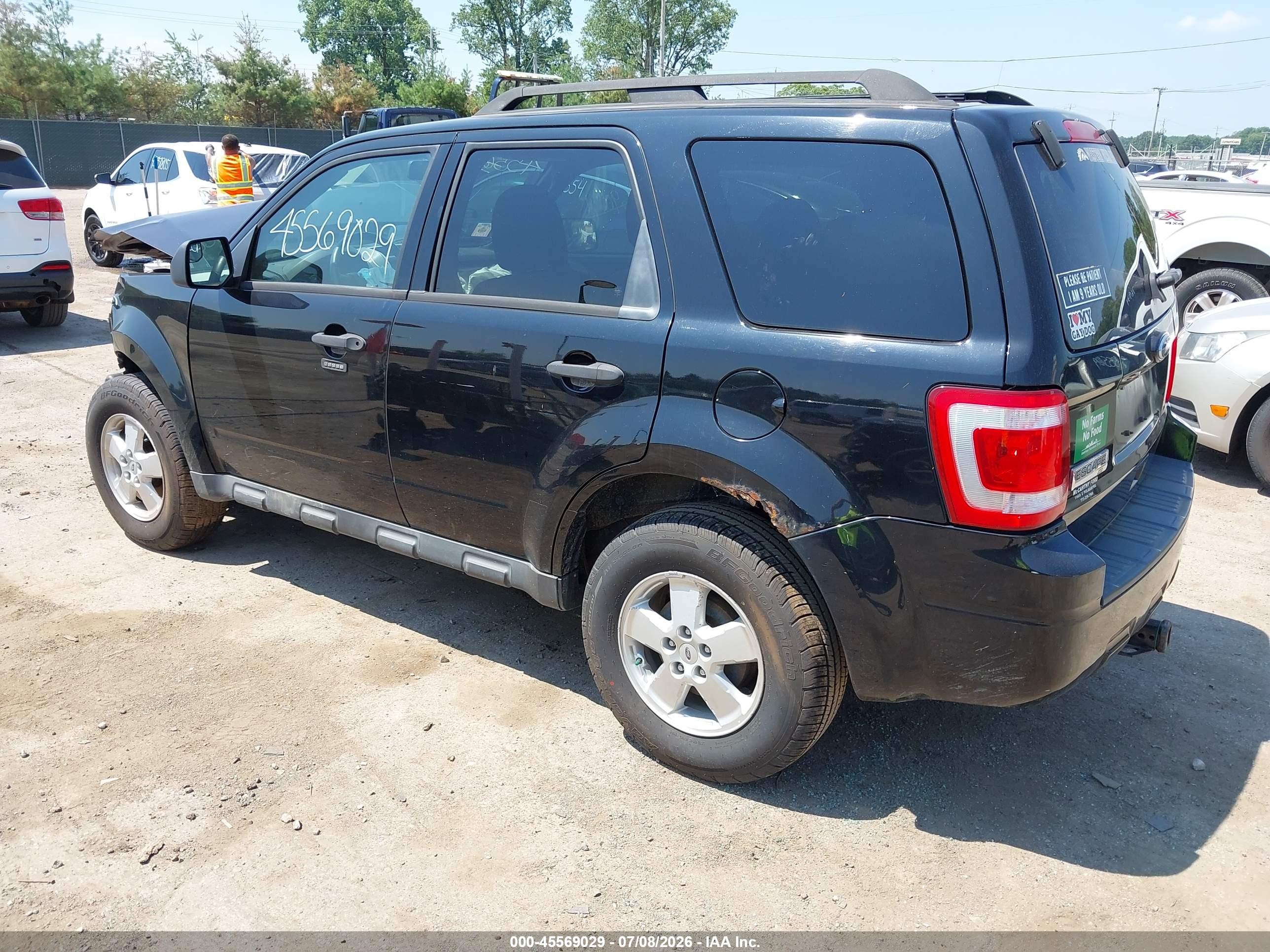 2010 Ford Escape Xlt Black vin: 1FMCU0D70AKD43143