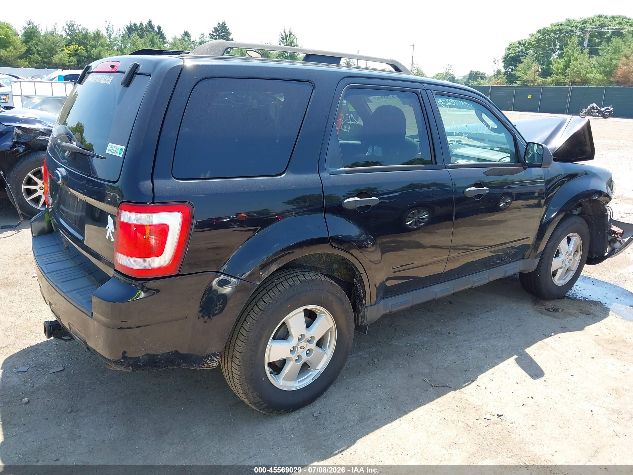 2010 Ford Escape Xlt Black vin: 1FMCU0D70AKD43143