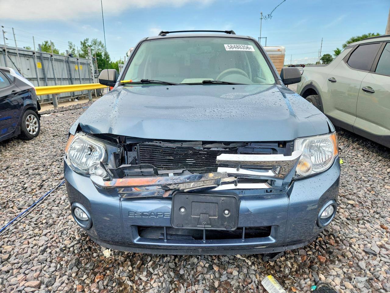 2011 Ford Escape Xlt Blue vin: 1FMCU0D70BKB20568