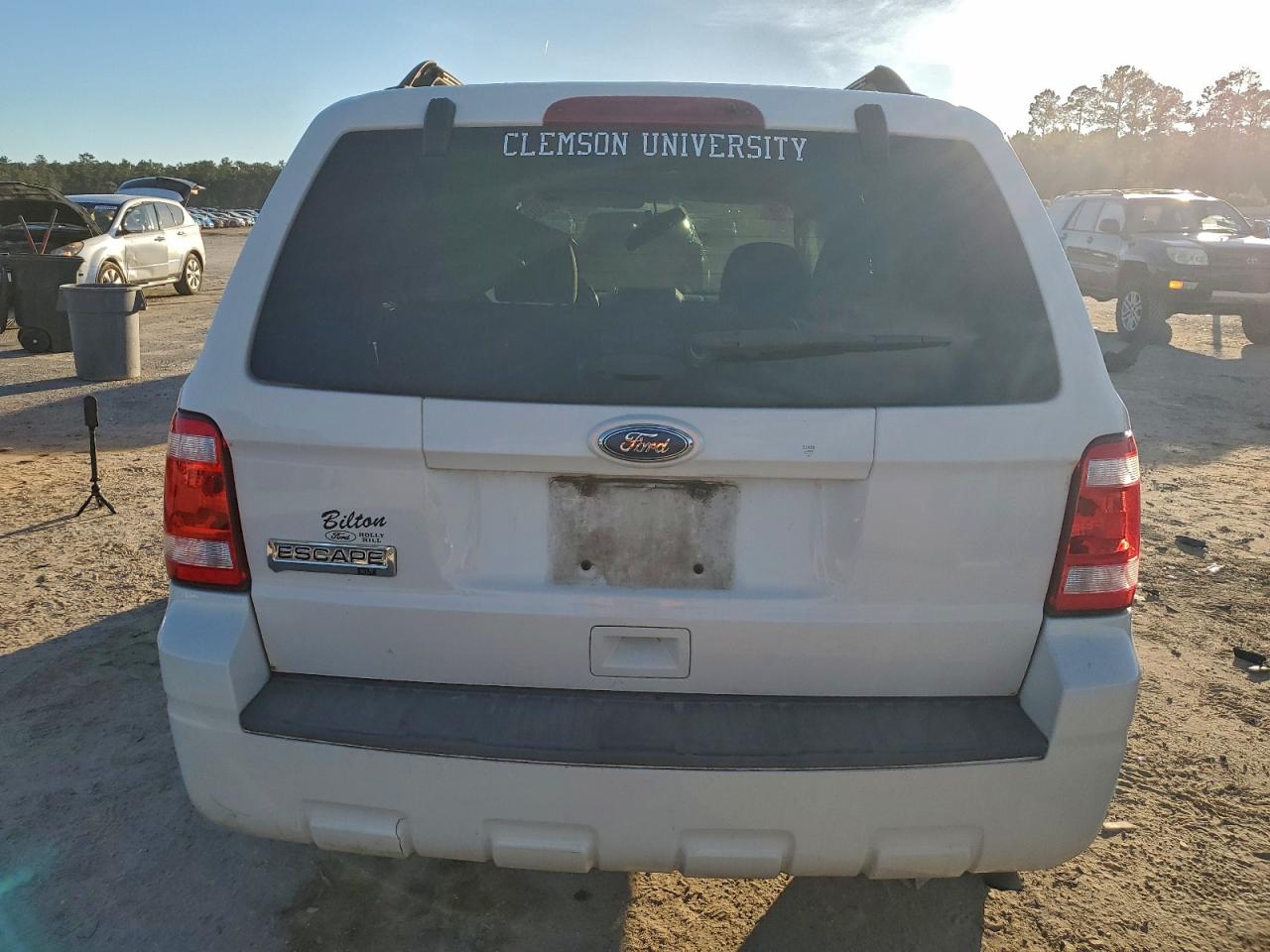 2011 Ford Escape Xlt White vin: 1FMCU0D70BKC48485