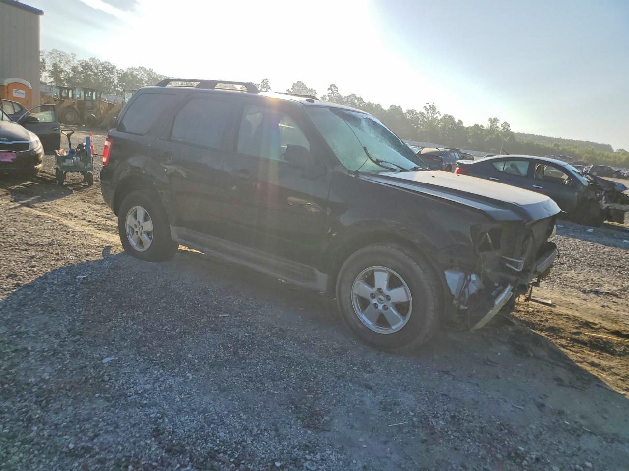 2012 Ford Escape Xlt Black vin: 1FMCU0D70CKA04076