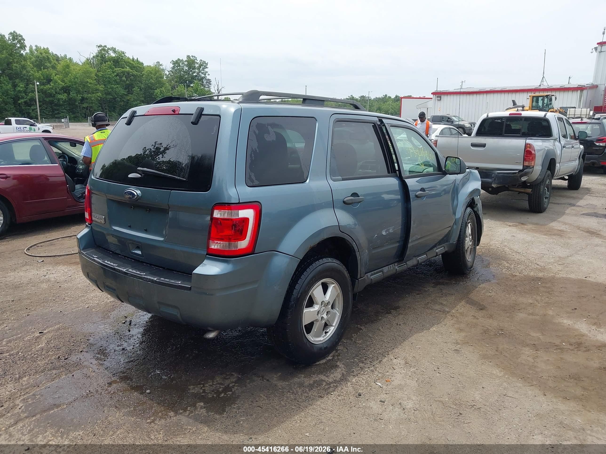 2012 Ford Escape Xlt Blue vin: 1FMCU0D70CKB27392