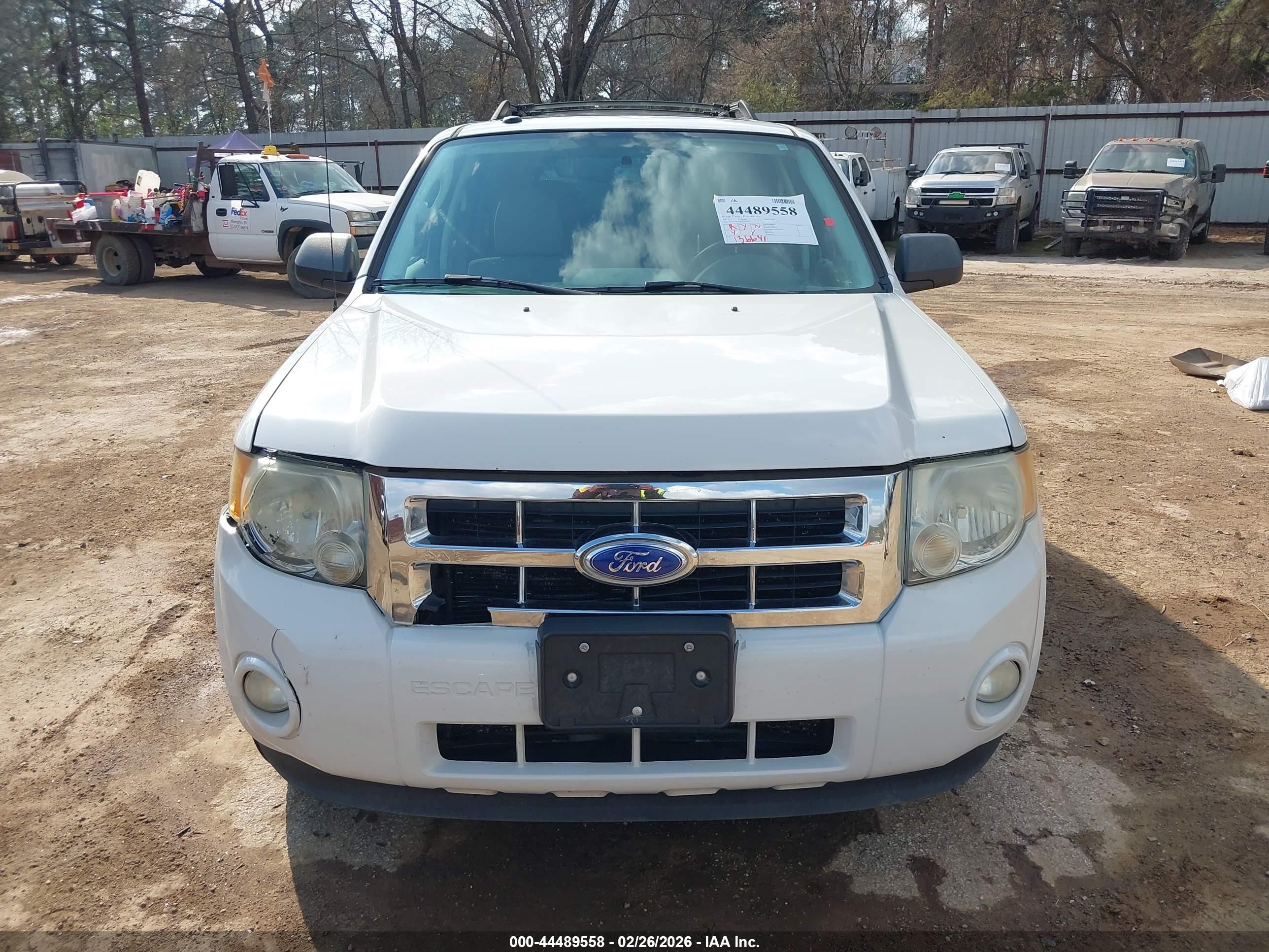 2012 Ford Escape Xlt White vin: 1FMCU0D70CKB78052