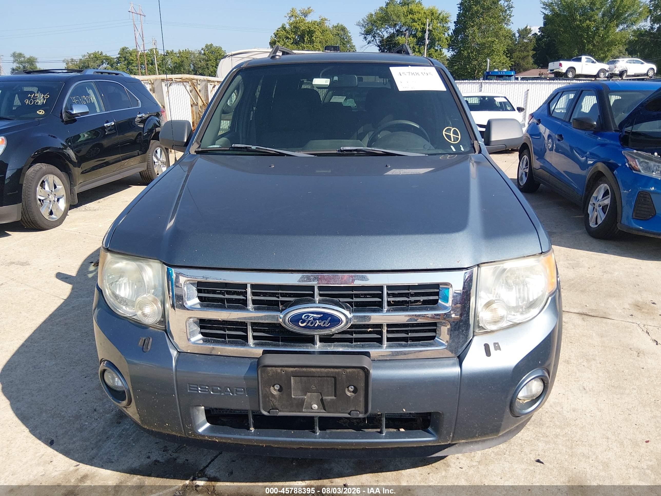 2010 Ford Escape Xlt Teal vin: 1FMCU0D71AKD43491