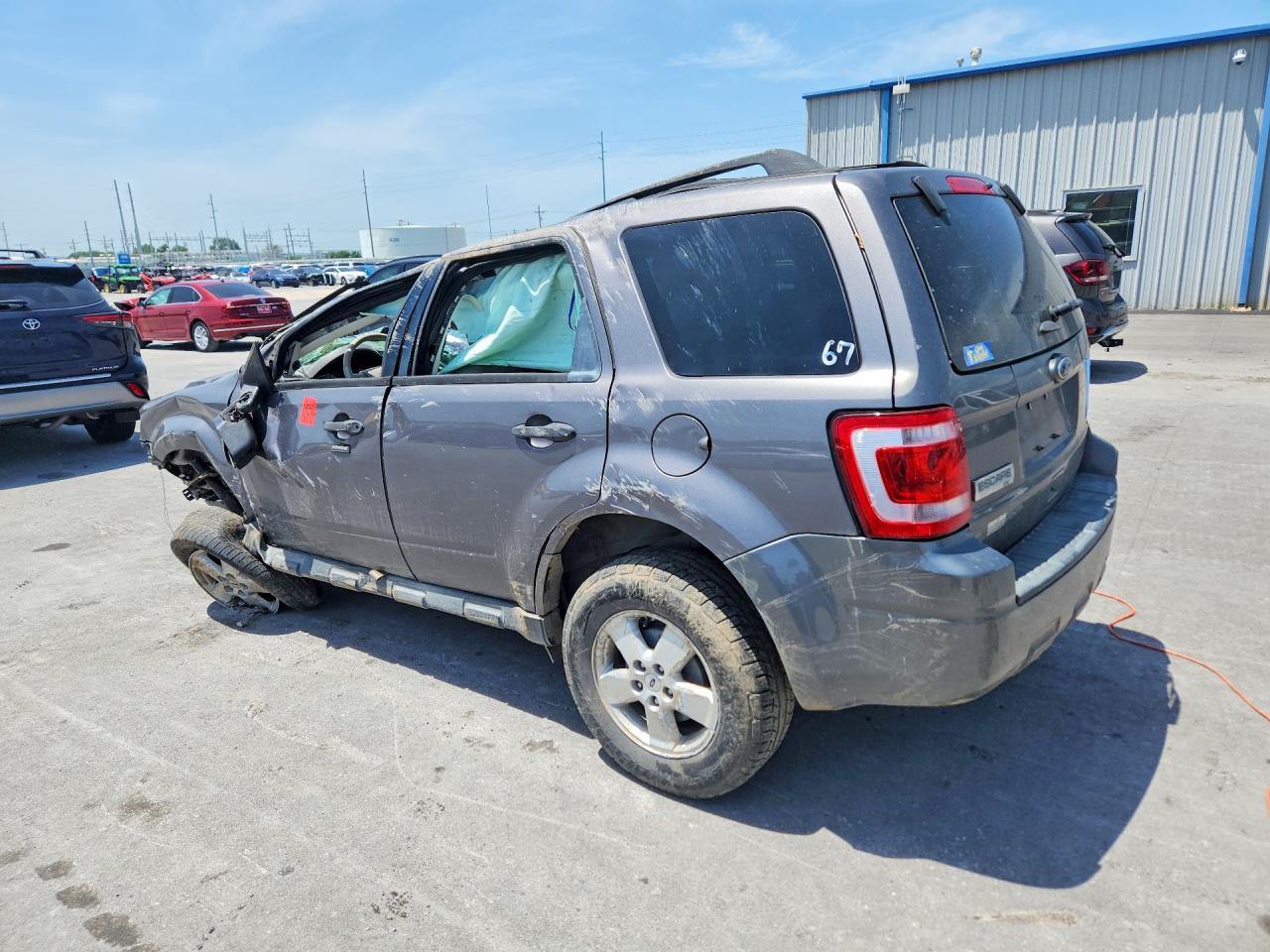 2012 Ford Escape Xlt Gray vin: 1FMCU0D71CKA74878