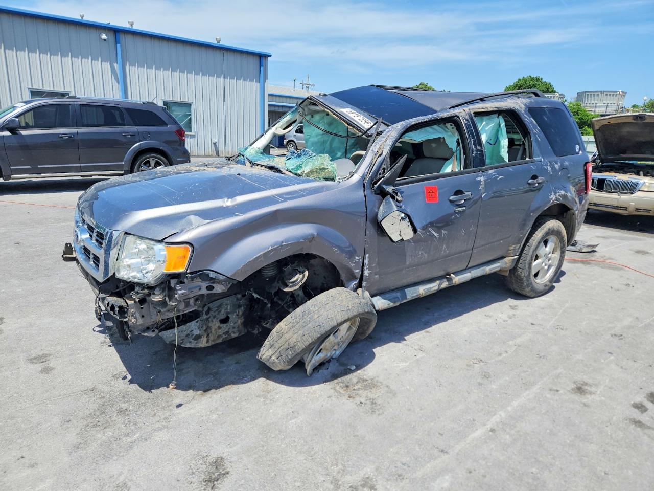 2012 Ford Escape Xlt Серый vin: 1FMCU0D71CKA74878