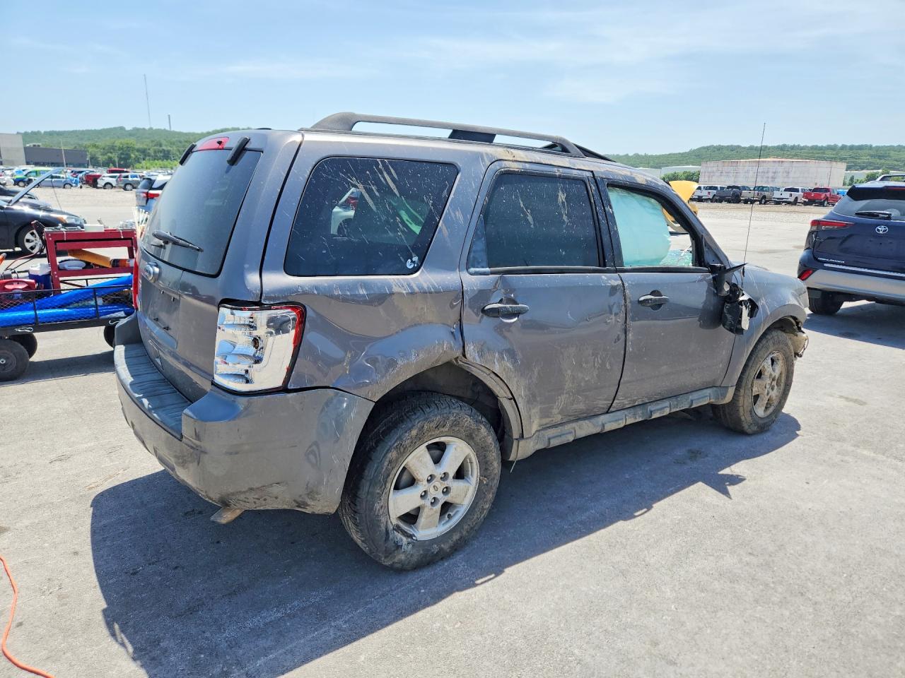 2012 Ford Escape Xlt Gray vin: 1FMCU0D71CKA74878