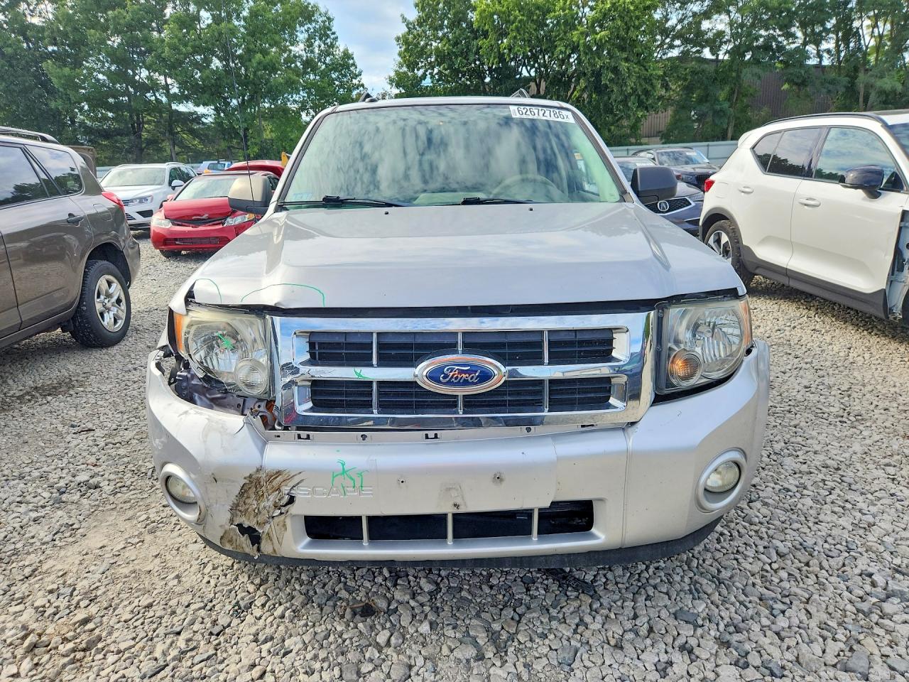 2012 Ford Escape Xlt White vin: 1FMCU0D71CKB57775
