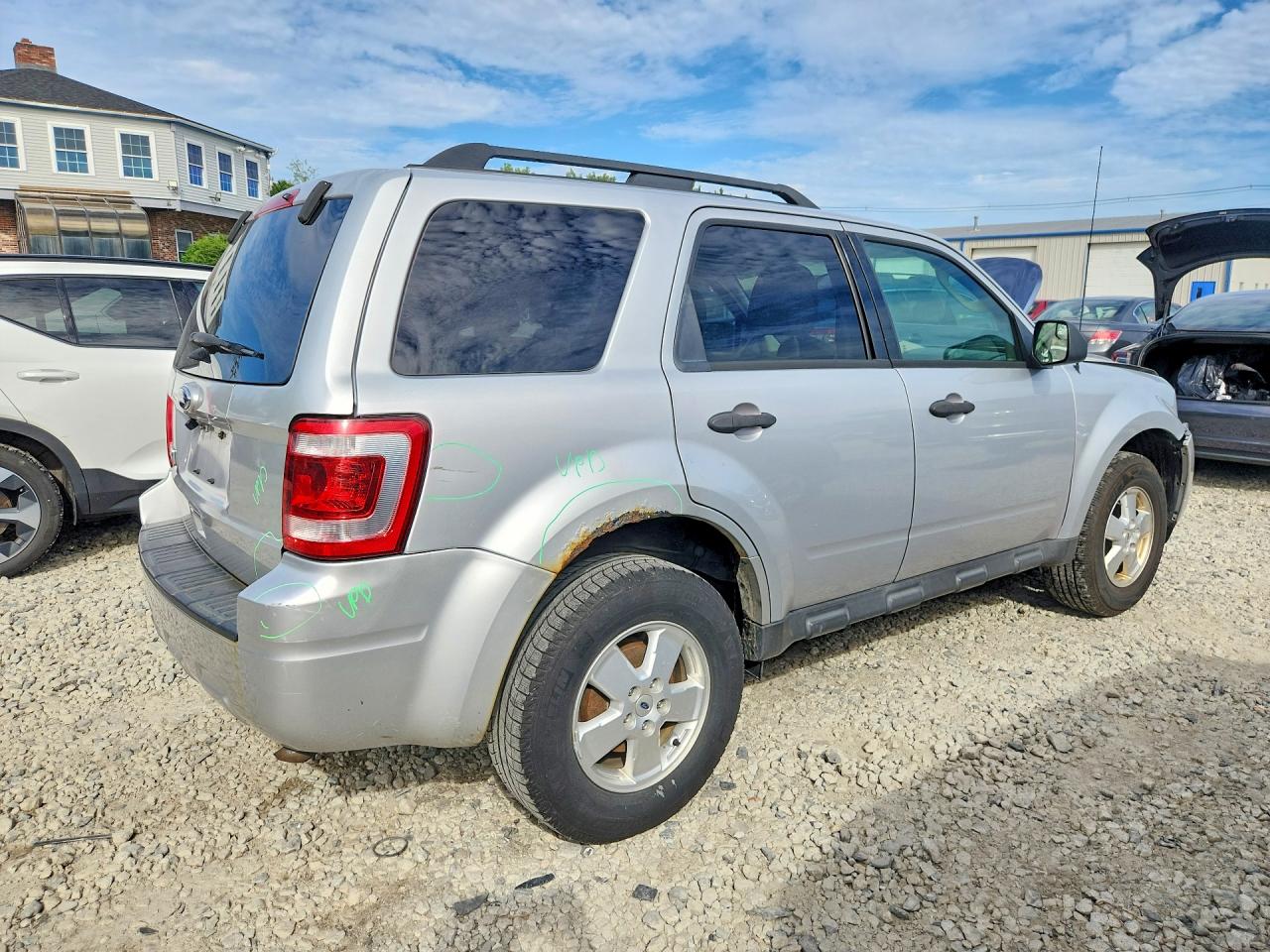 2012 Ford Escape Xlt White vin: 1FMCU0D71CKB57775