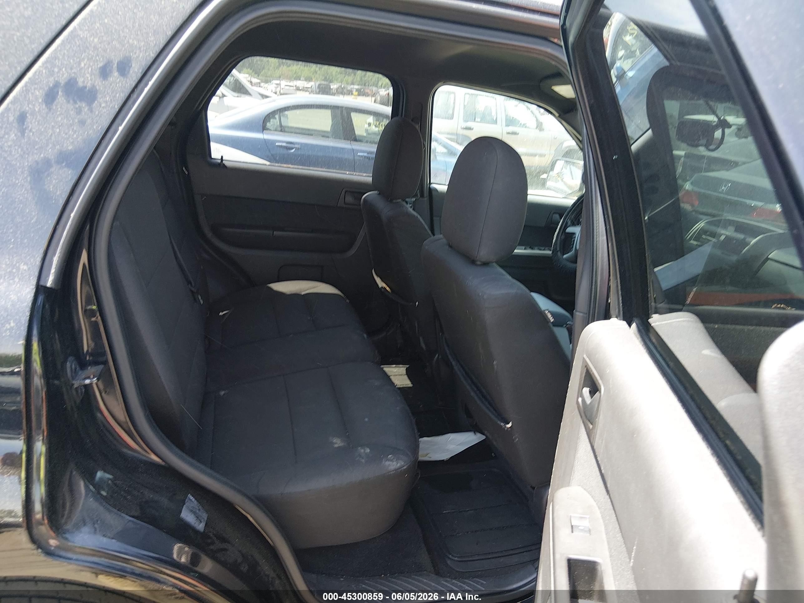 2012 Ford Escape Xlt Black vin: 1FMCU0D71CKB86595