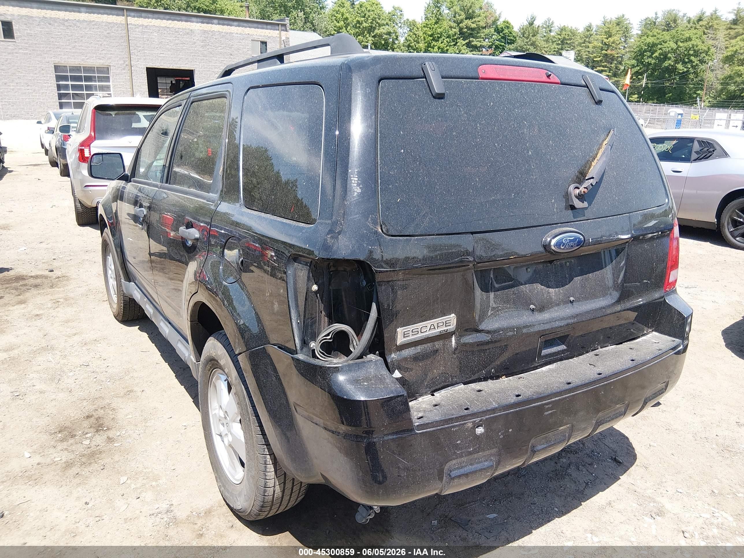 2012 Ford Escape Xlt Black vin: 1FMCU0D71CKB86595