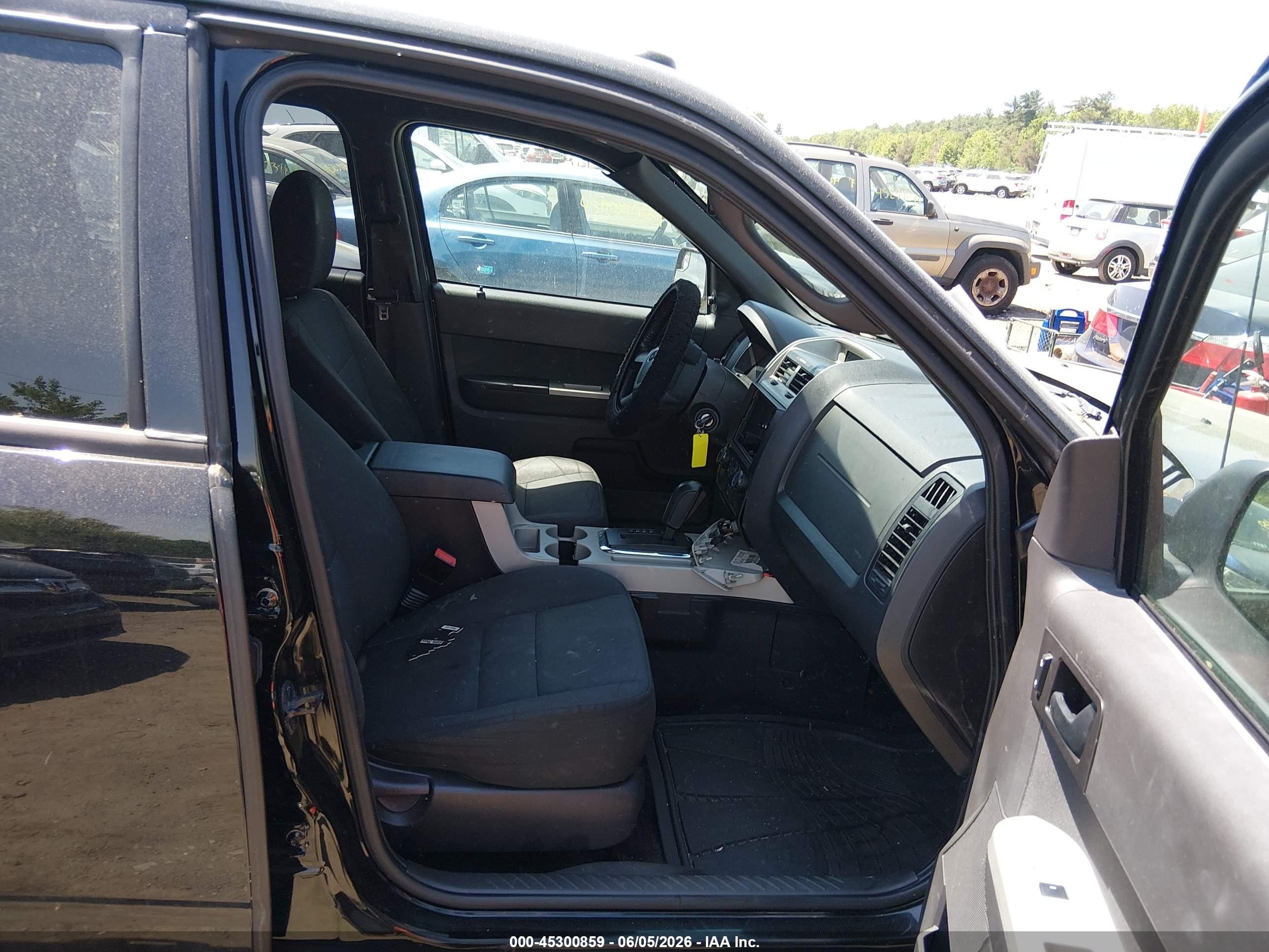 2012 Ford Escape Xlt Black vin: 1FMCU0D71CKB86595
