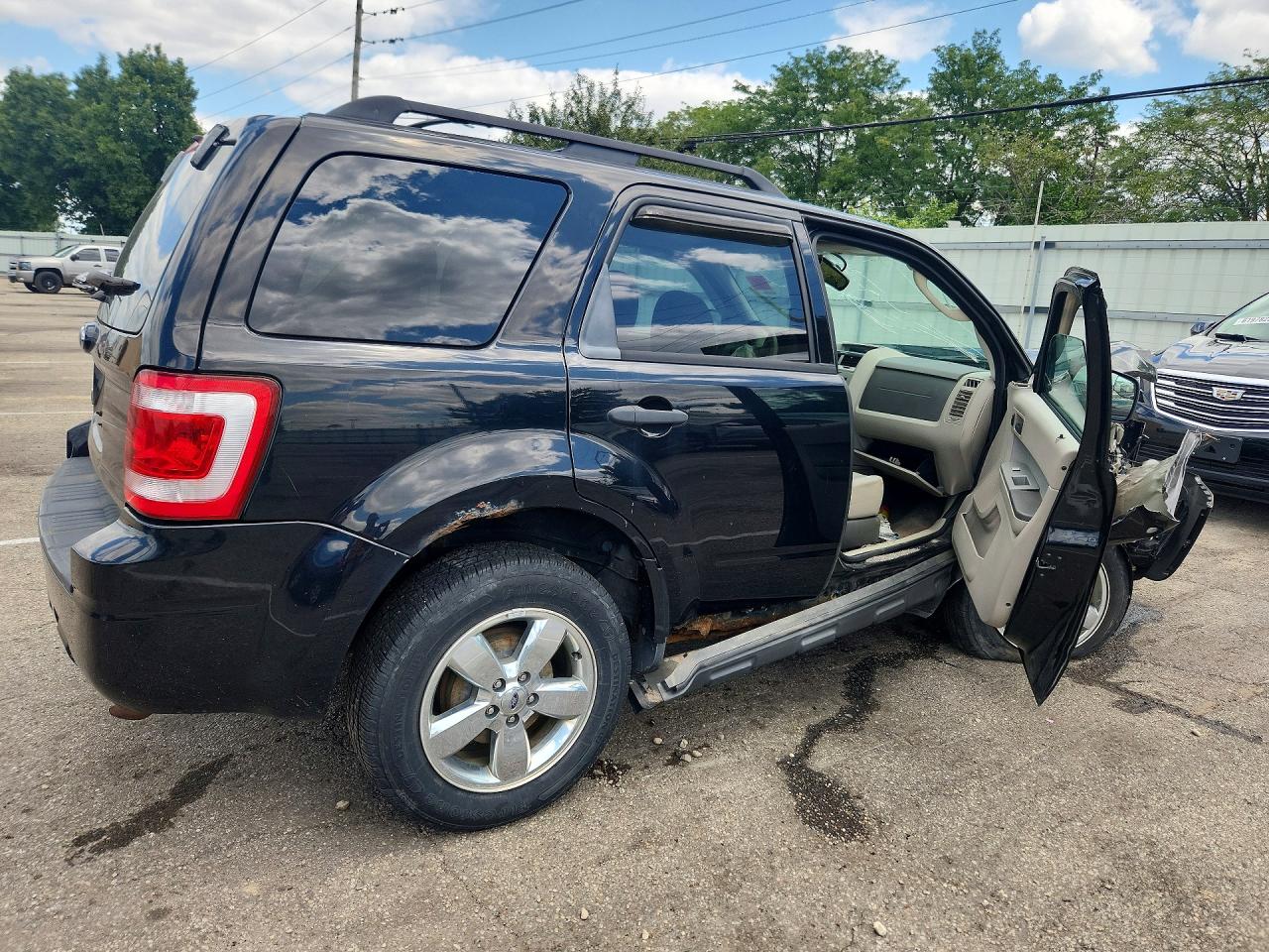 2012 Ford Escape Xlt Black vin: 1FMCU0D71CKC78824