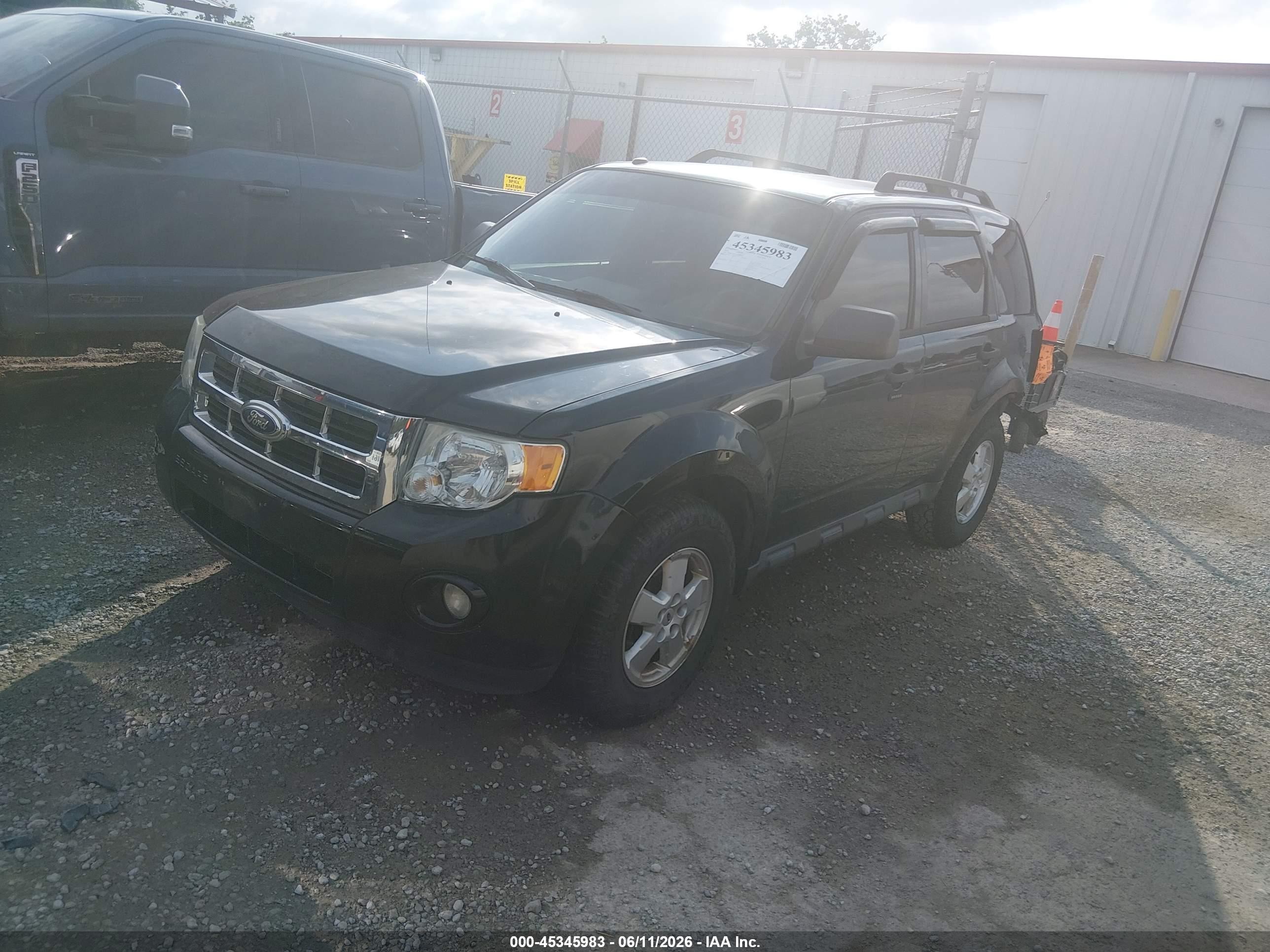 2012 Ford Escape Xlt Black vin: 1FMCU0D71CKC85465