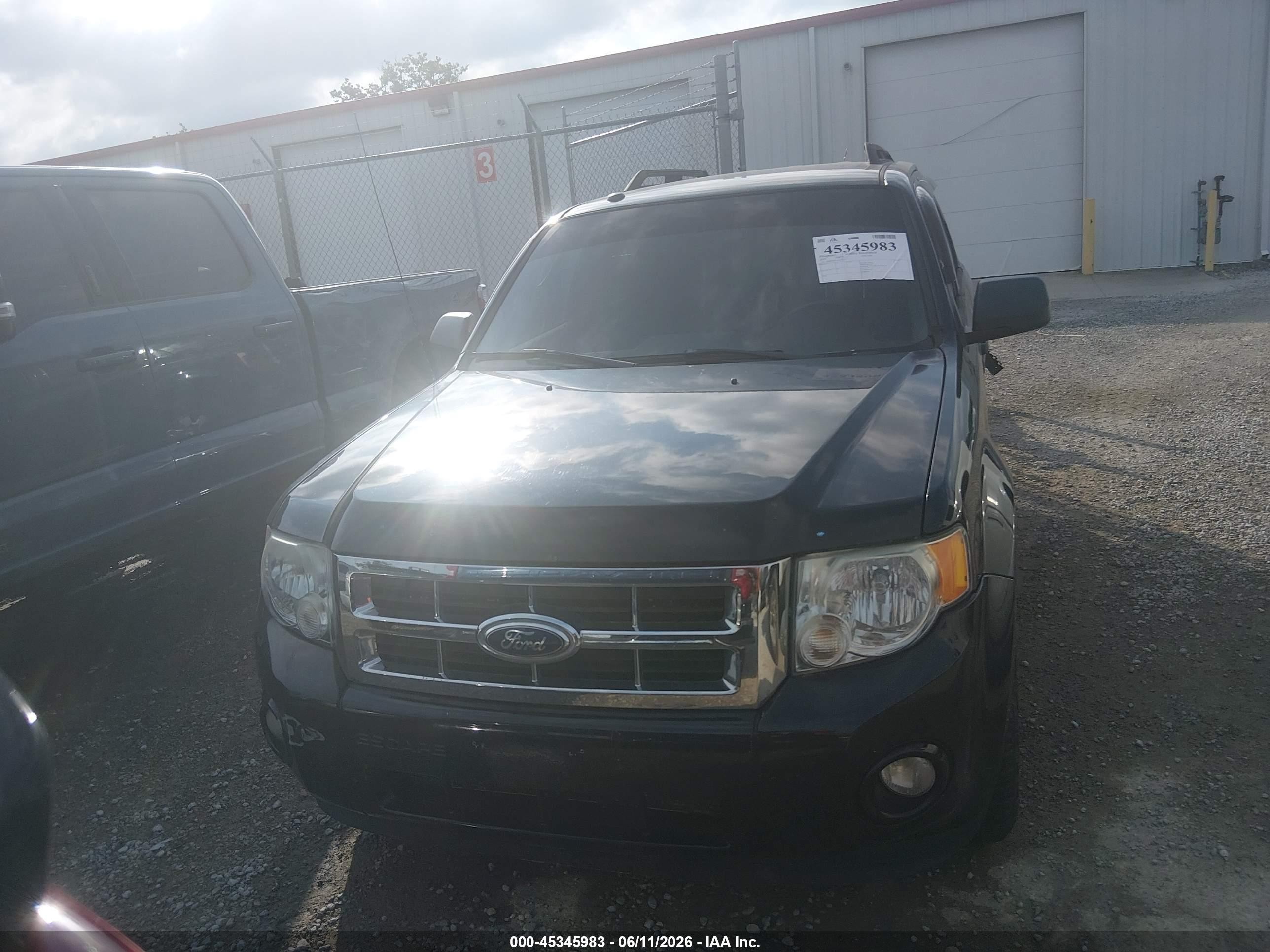 2012 Ford Escape Xlt Black vin: 1FMCU0D71CKC85465