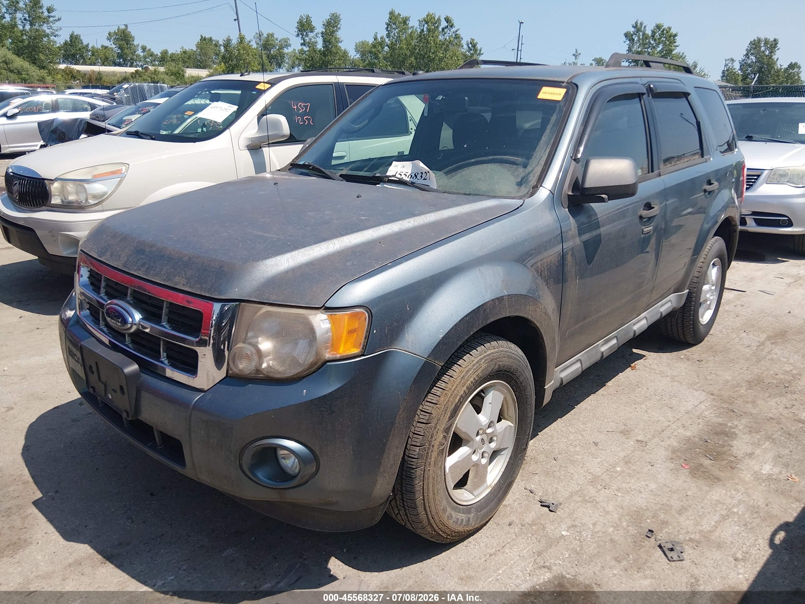 2010 Ford Escape Xlt Blue vin: 1FMCU0D72AKA09647