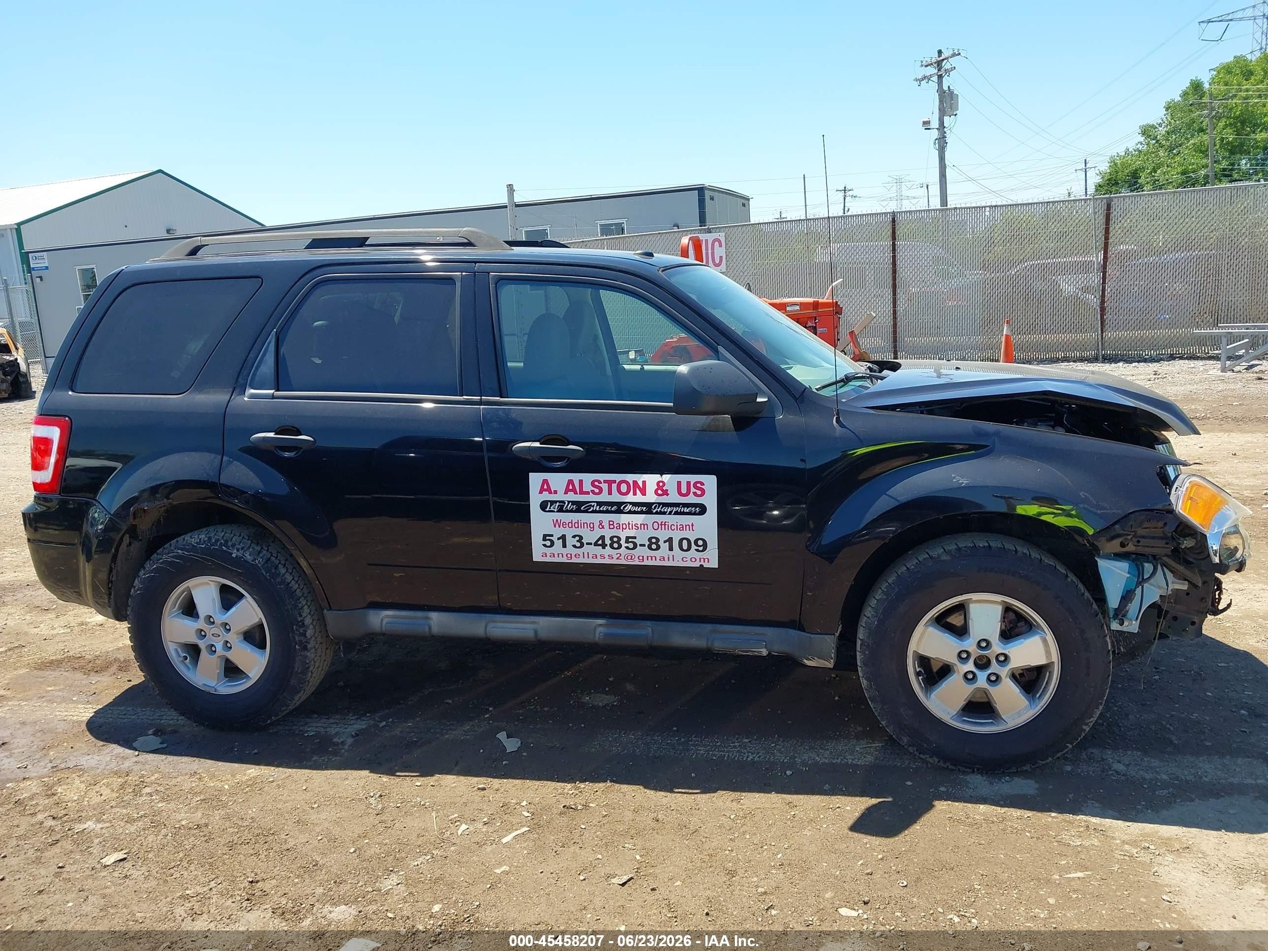 2010 Ford Escape Xlt Black vin: 1FMCU0D72AKB30887