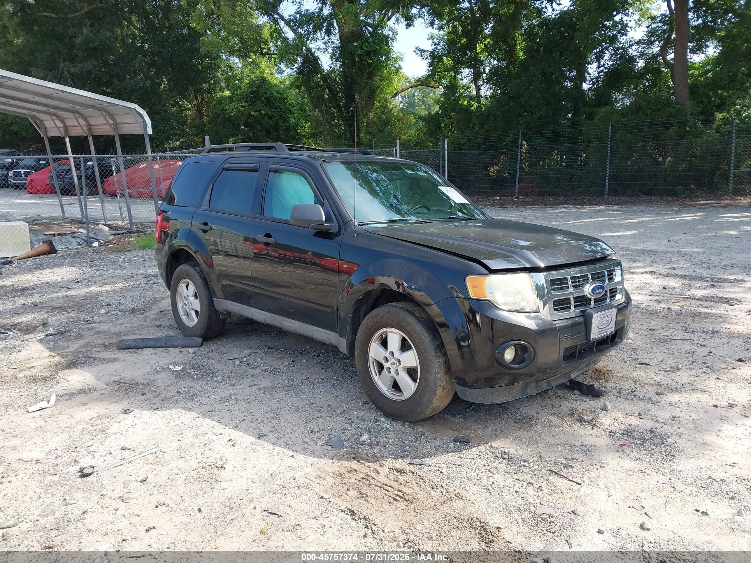 2010 Ford Escape Xlt Black vin: 1FMCU0D72AKC96021