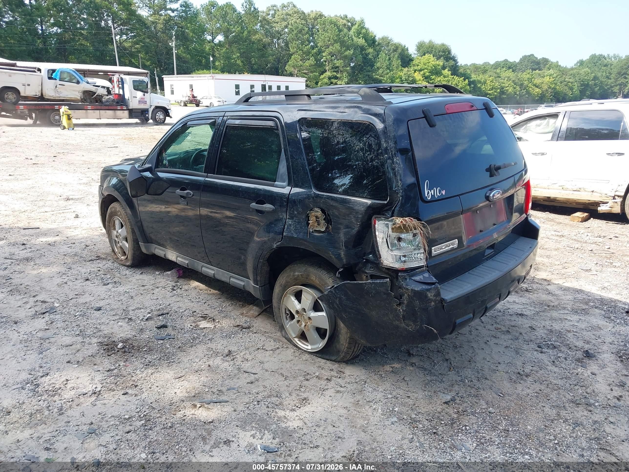 2010 Ford Escape Xlt Black vin: 1FMCU0D72AKC96021