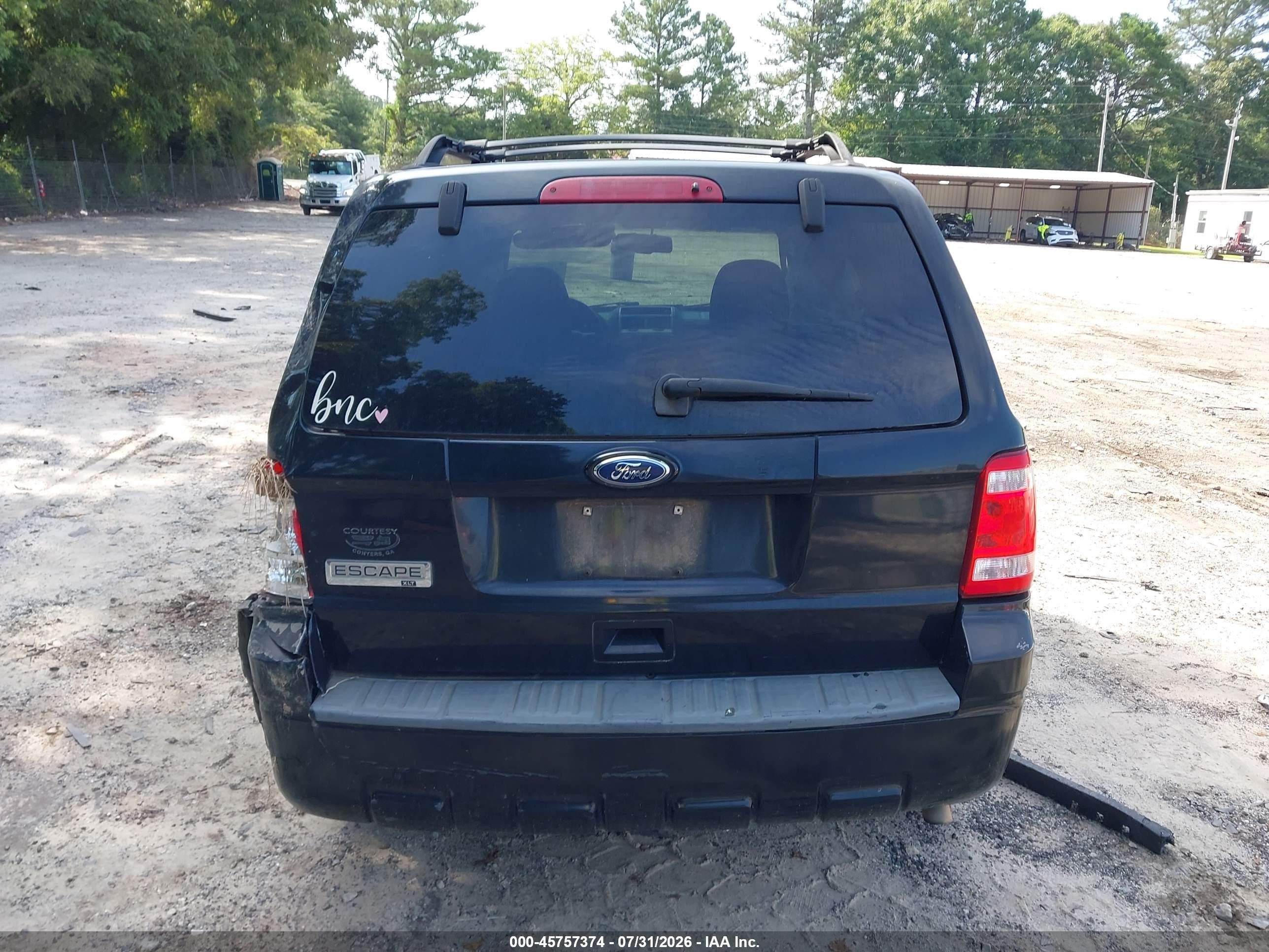 2010 Ford Escape Xlt Black vin: 1FMCU0D72AKC96021