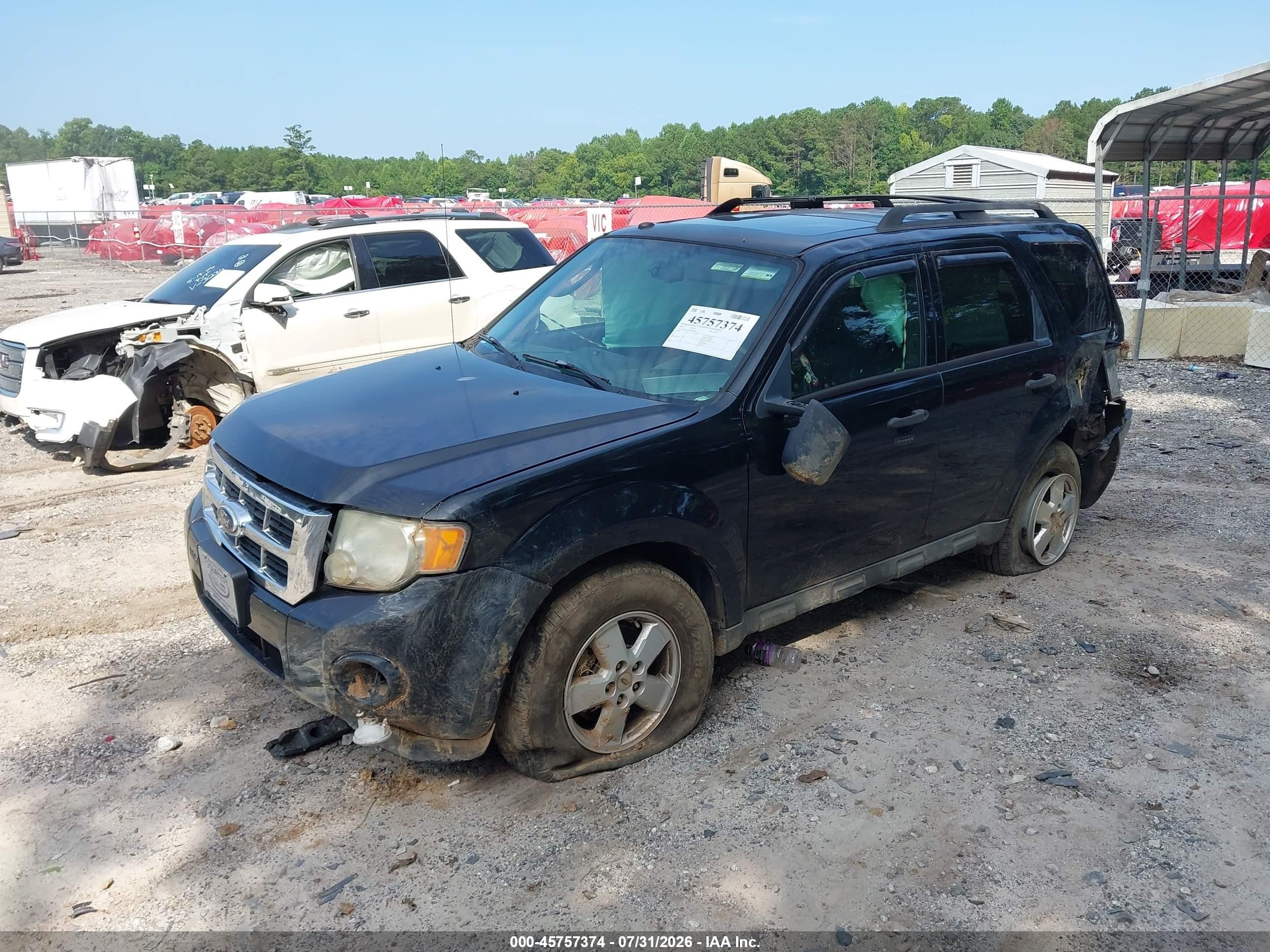 2010 Ford Escape Xlt Black vin: 1FMCU0D72AKC96021