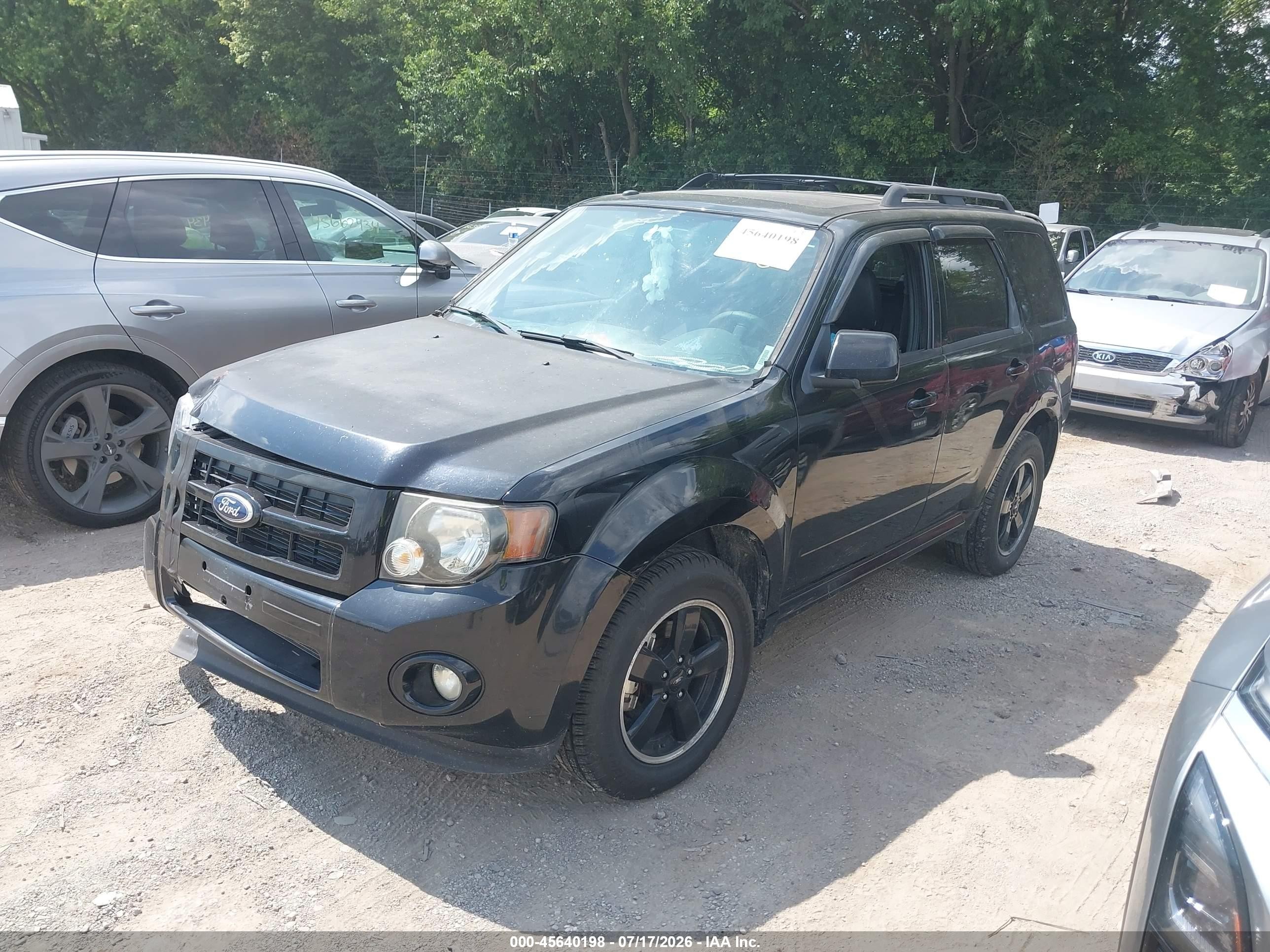2010 Ford Escape Xlt Черный vin: 1FMCU0D72AKD09558