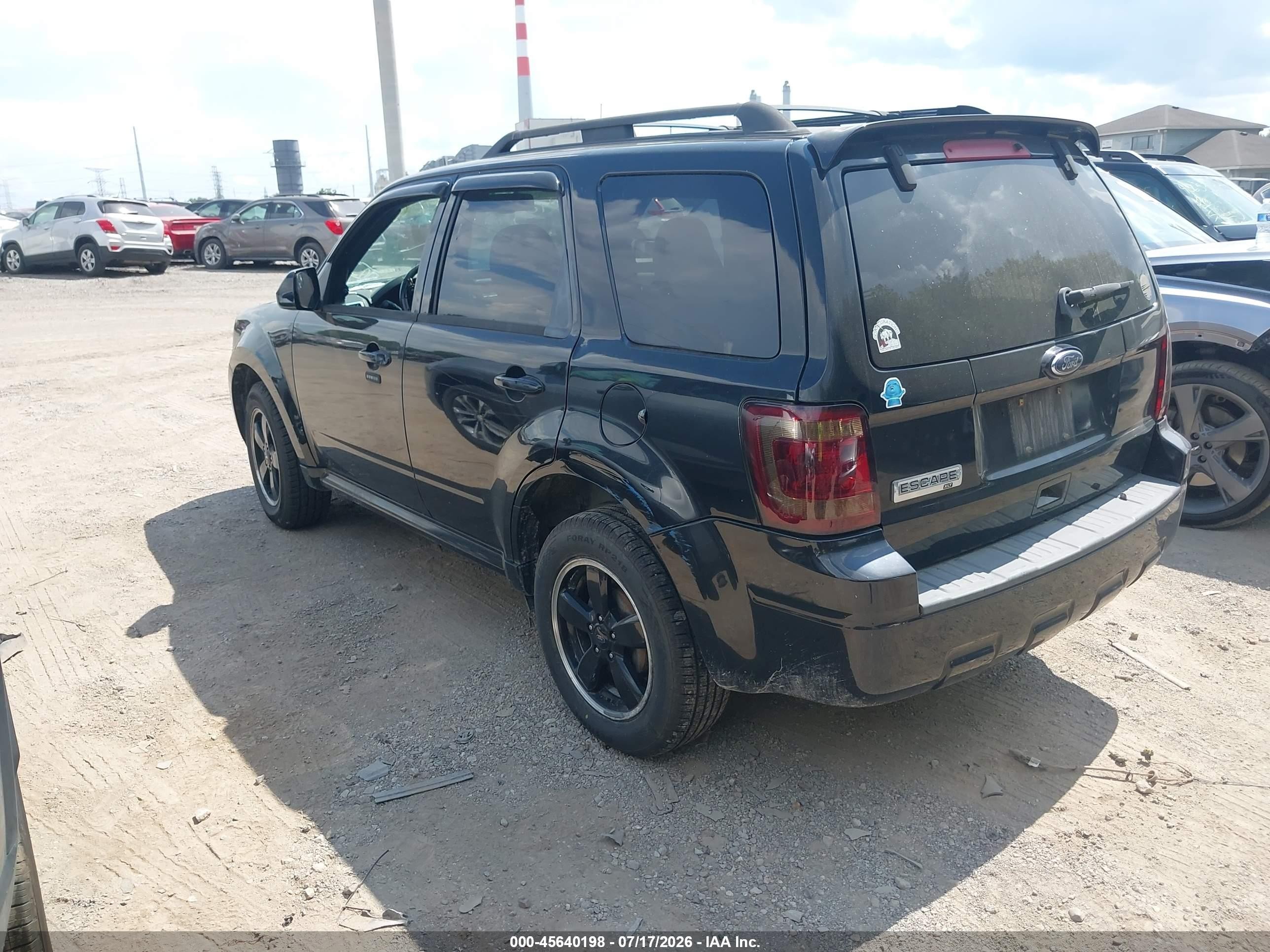 2010 Ford Escape Xlt Черный vin: 1FMCU0D72AKD09558
