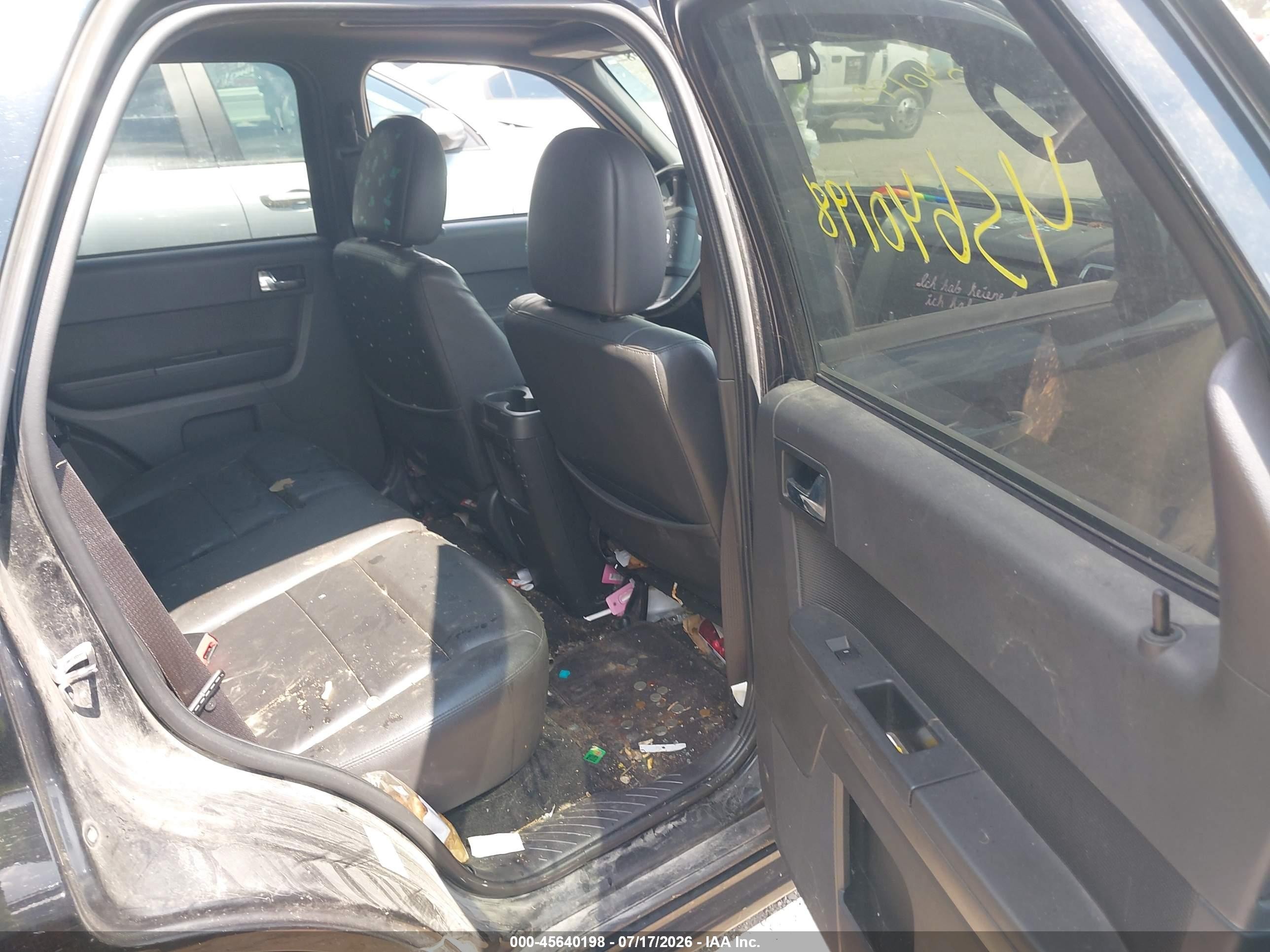2010 Ford Escape Xlt Черный vin: 1FMCU0D72AKD09558