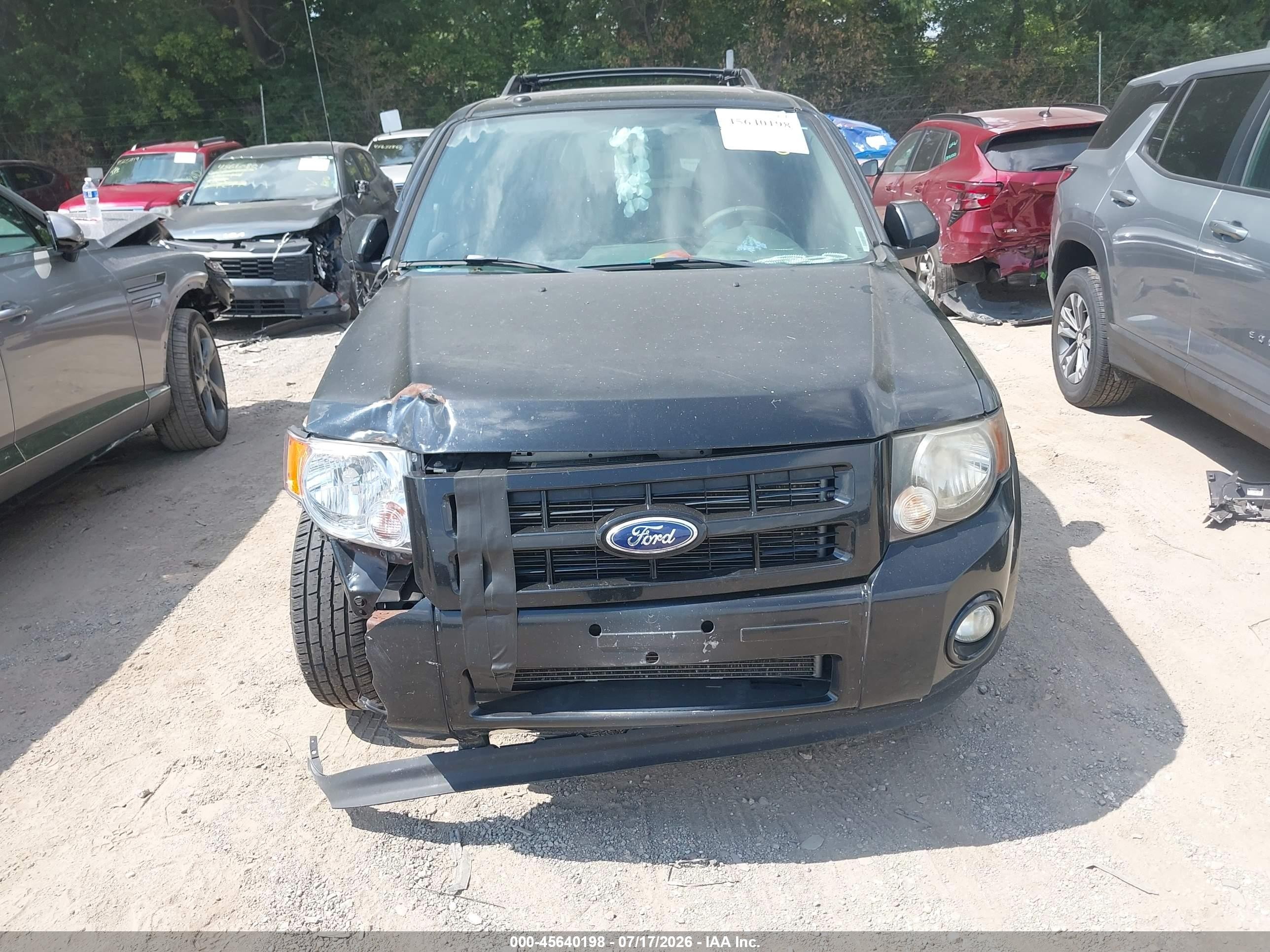 2010 Ford Escape Xlt Черный vin: 1FMCU0D72AKD09558