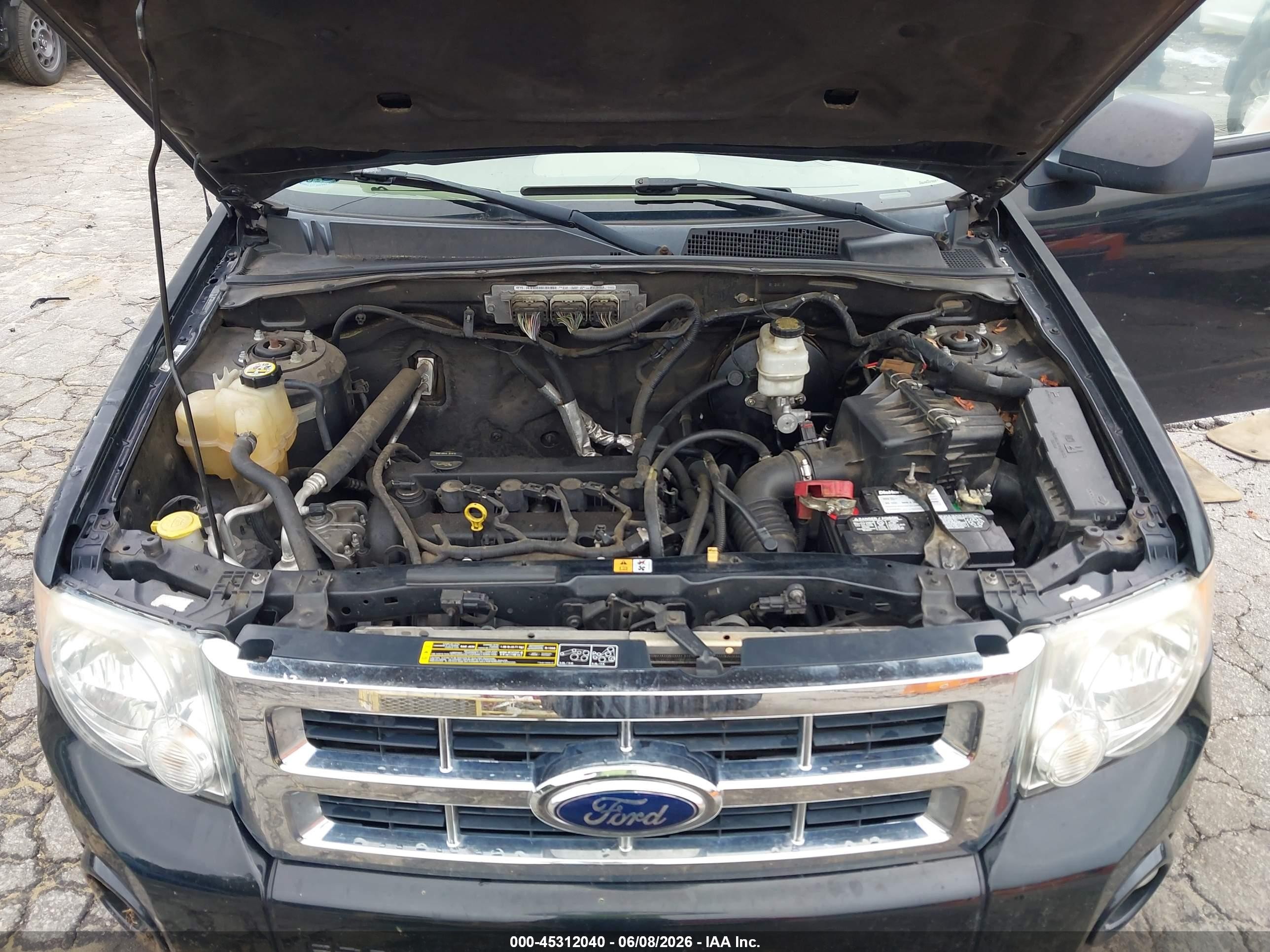 2010 Ford Escape Xlt Black vin: 1FMCU0D72AKD12010