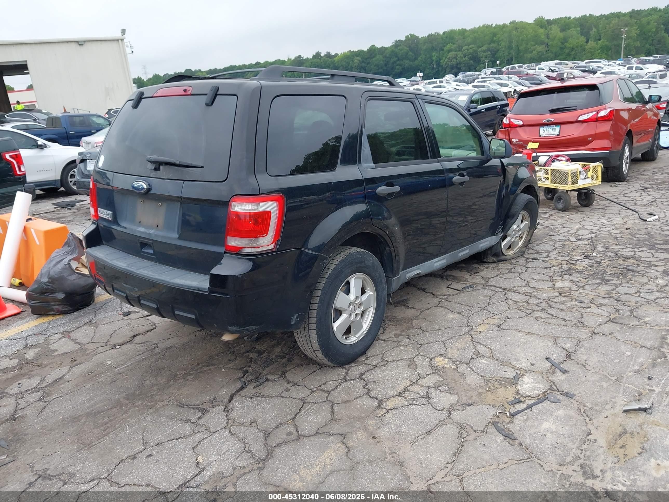 2010 Ford Escape Xlt Black vin: 1FMCU0D72AKD12010
