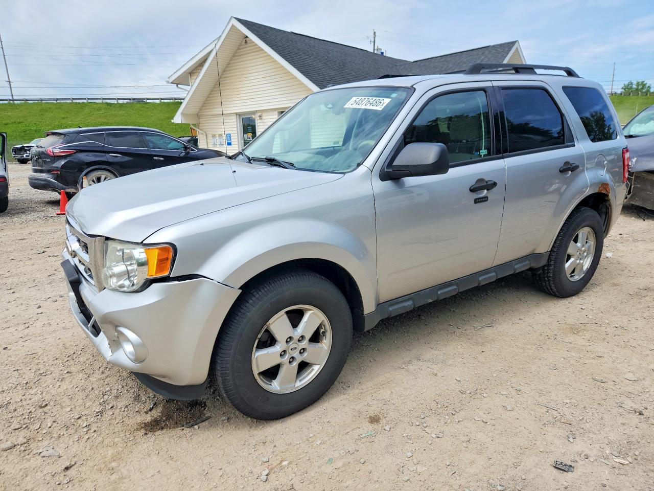 2010 Ford Escape Xlt Silver vin: 1FMCU0D72AKD44116