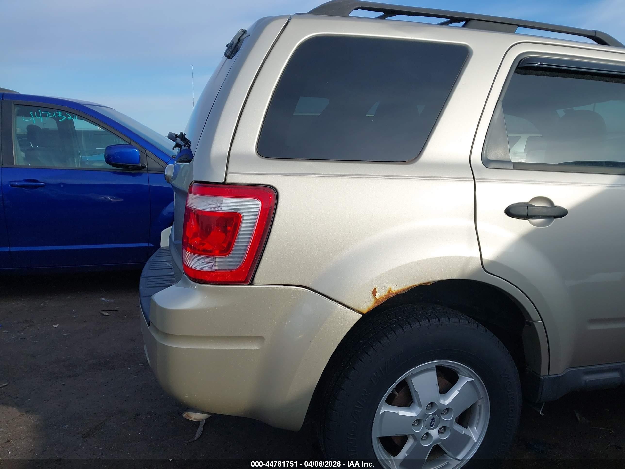 2011 Ford Escape Xlt Tan vin: 1FMCU0D72BKA03560