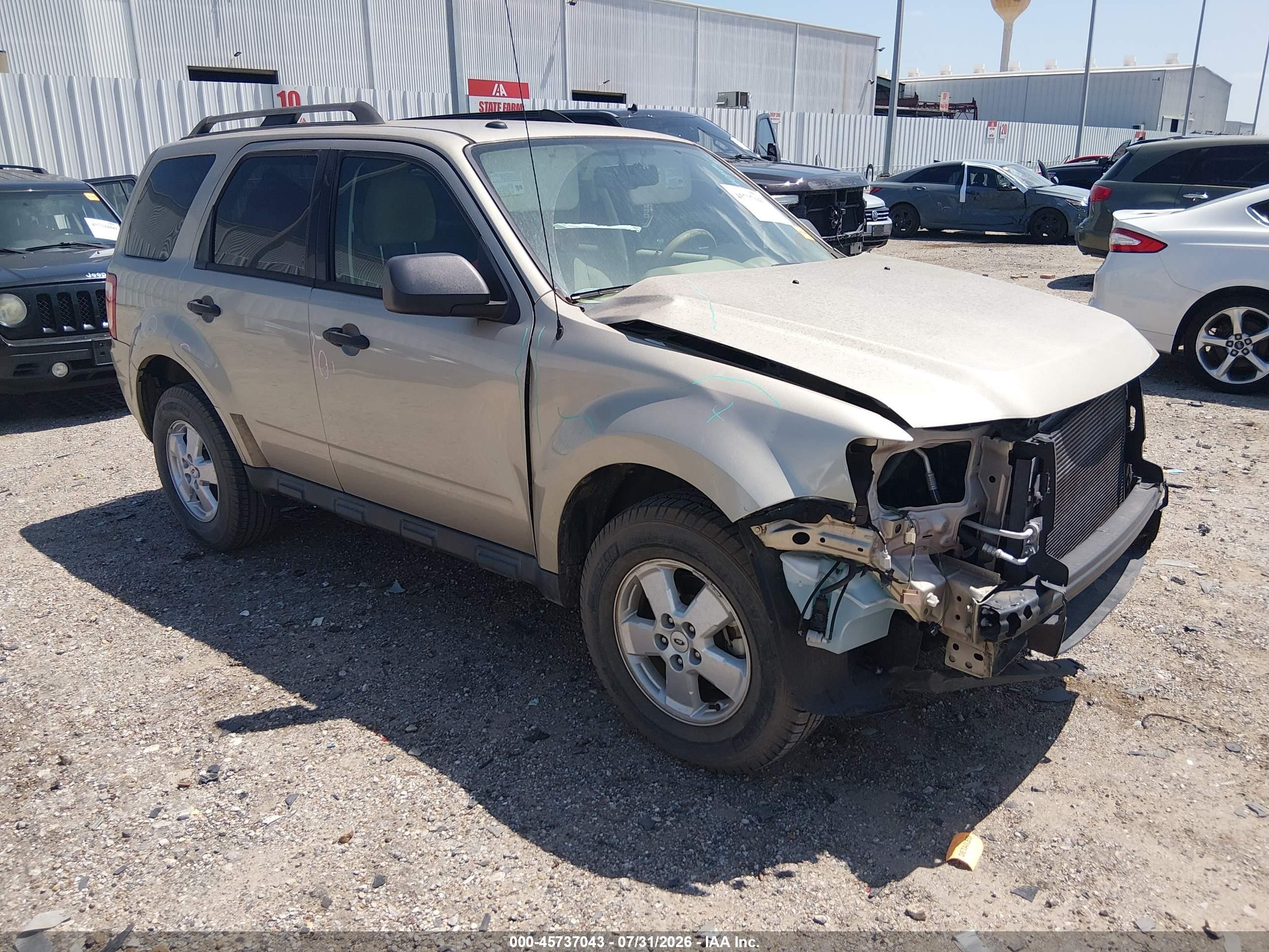 2011 Ford Escape Xlt Beige vin: 1FMCU0D72BKA27180
