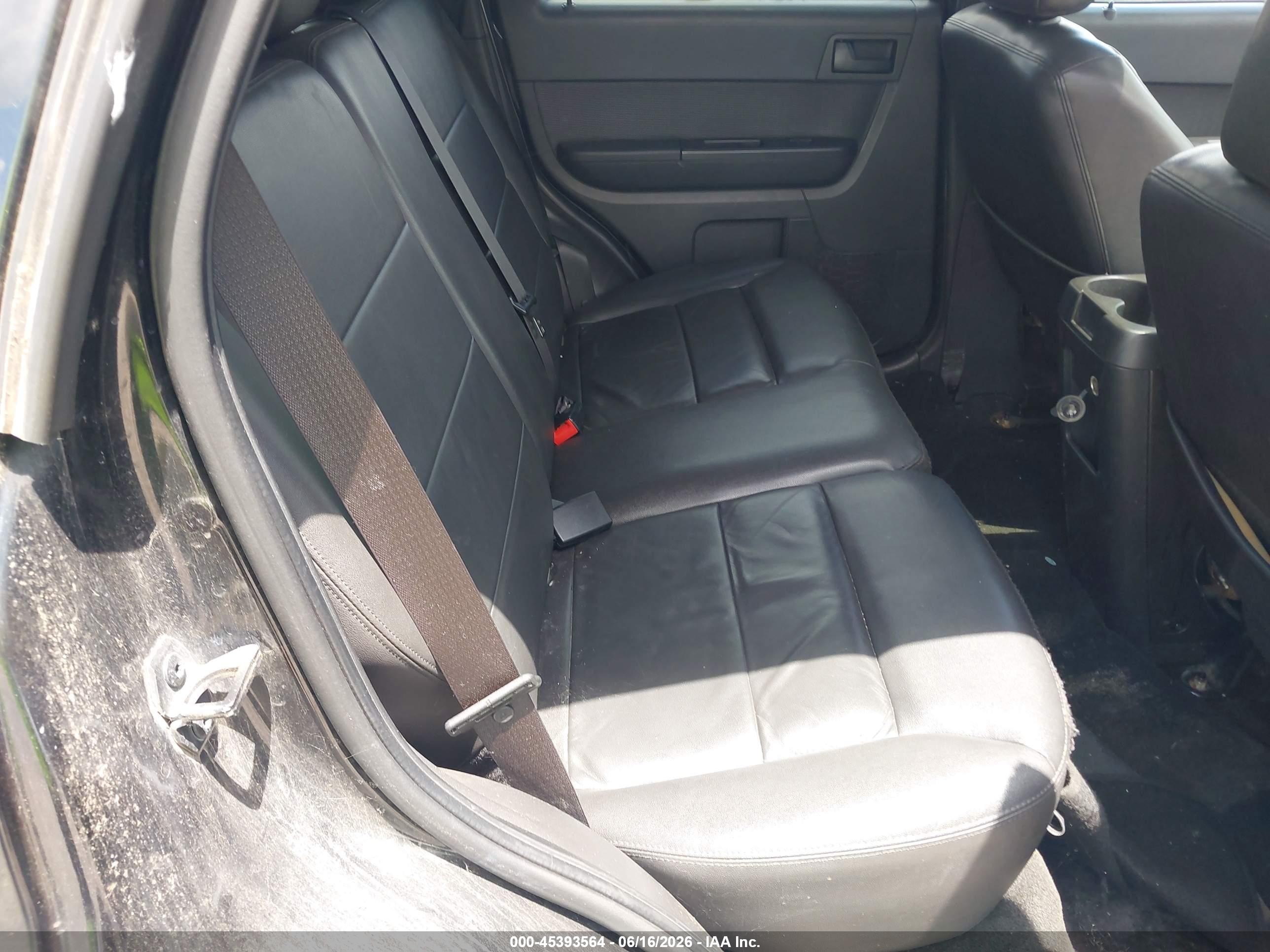 2011 Ford Escape Xlt Black vin: 1FMCU0D72BKB51594