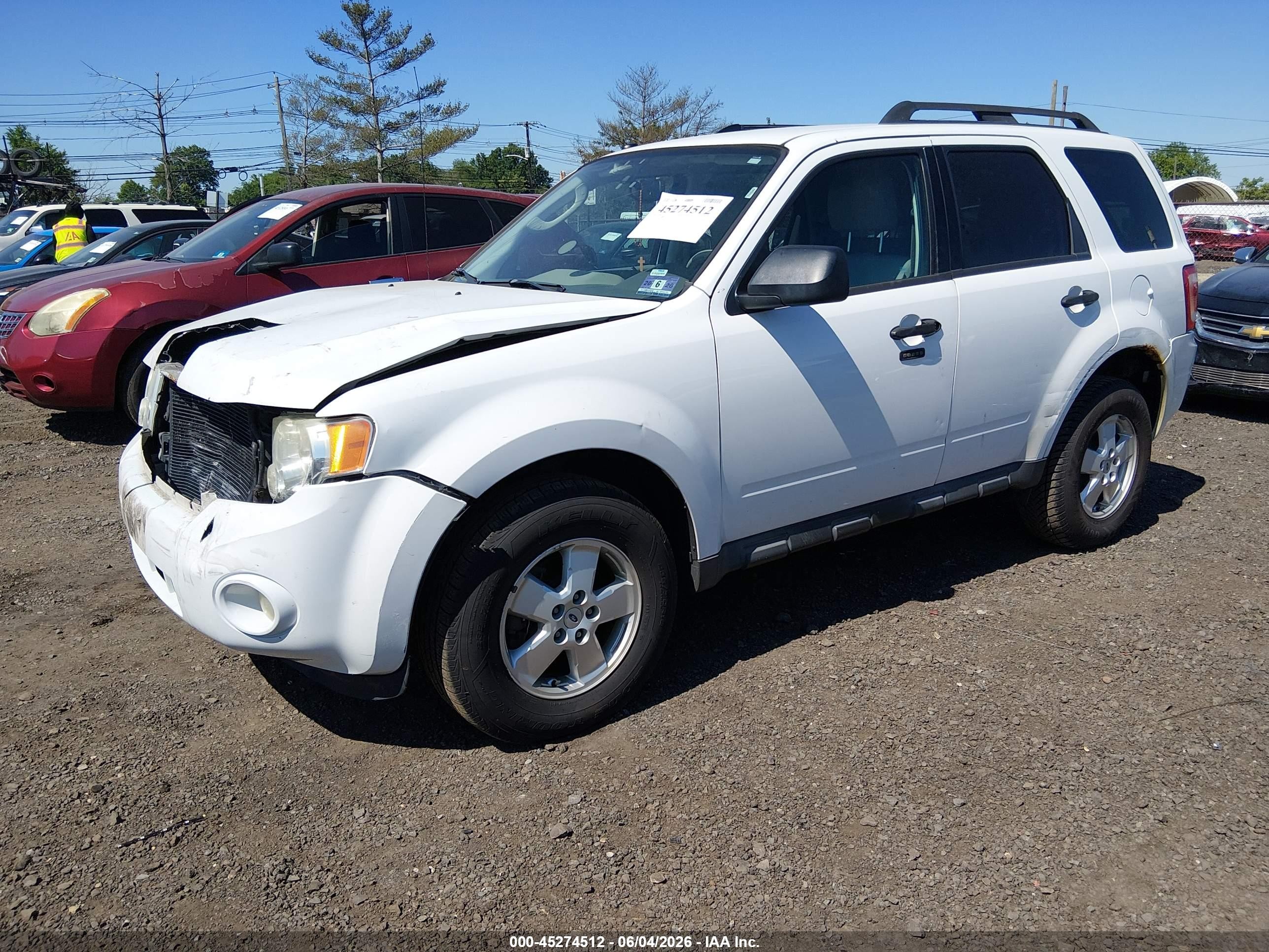 2011 Ford Escape Xlt Белый vin: 1FMCU0D72BKC65305