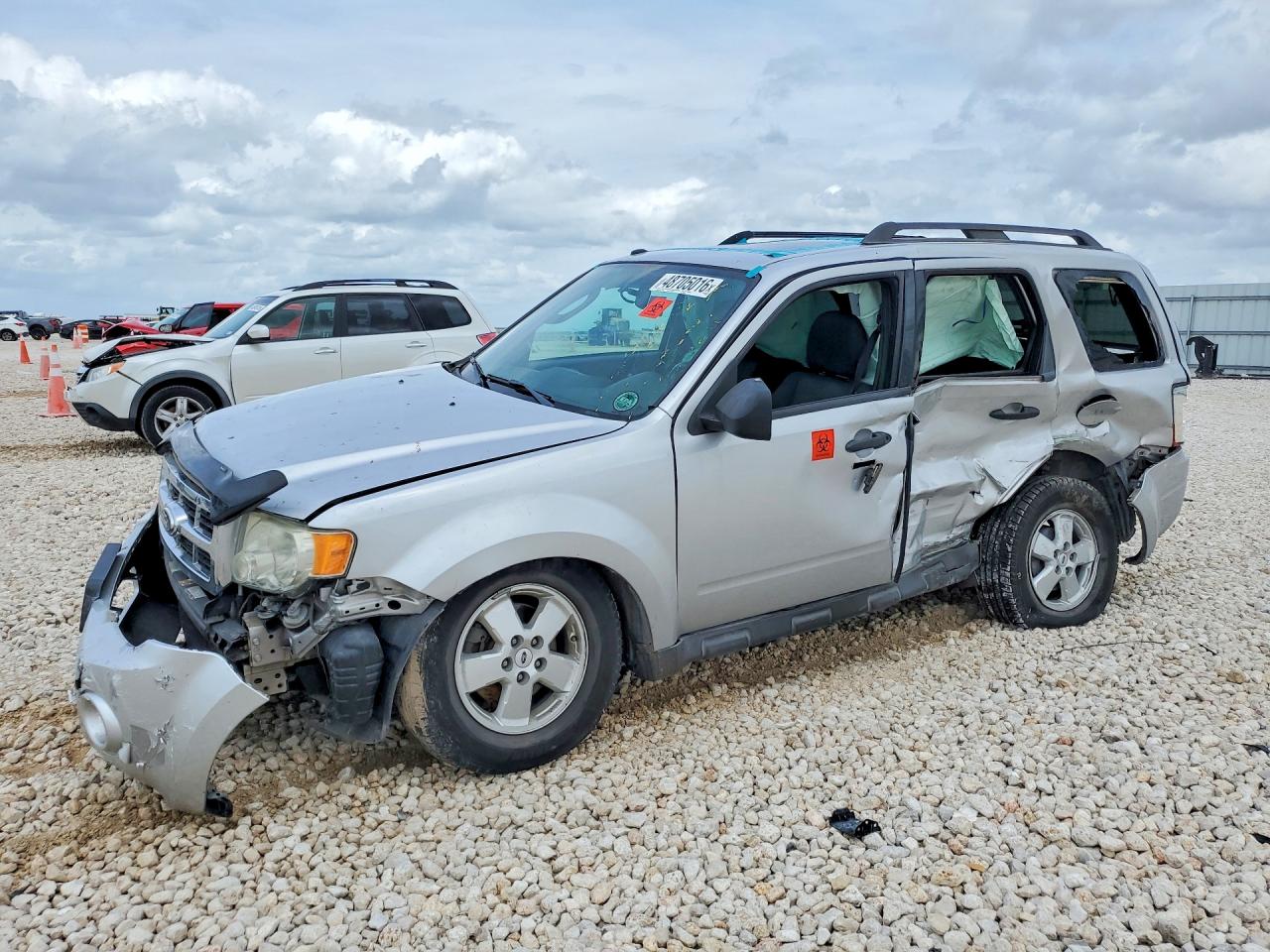 2012 Ford Escape Xlt Silver vin: 1FMCU0D72CKA35958