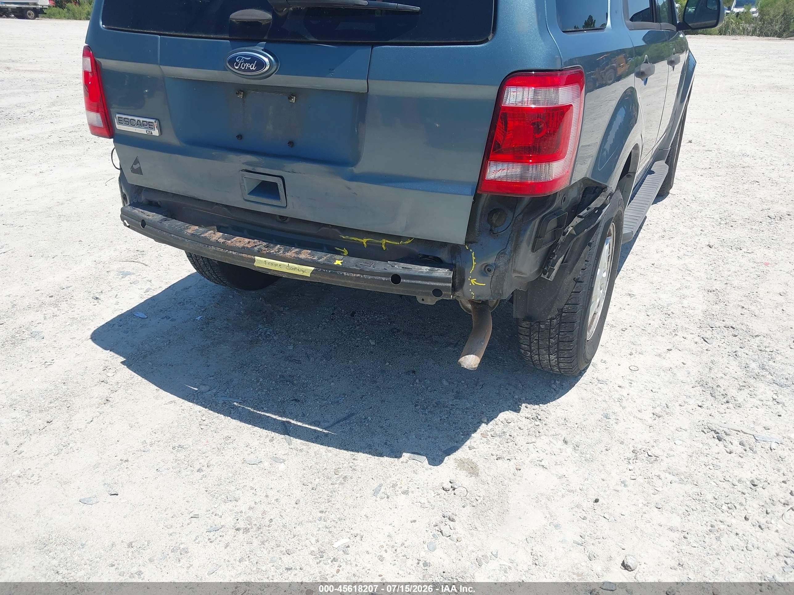 2012 Ford Escape Xlt Blue vin: 1FMCU0D72CKB19276