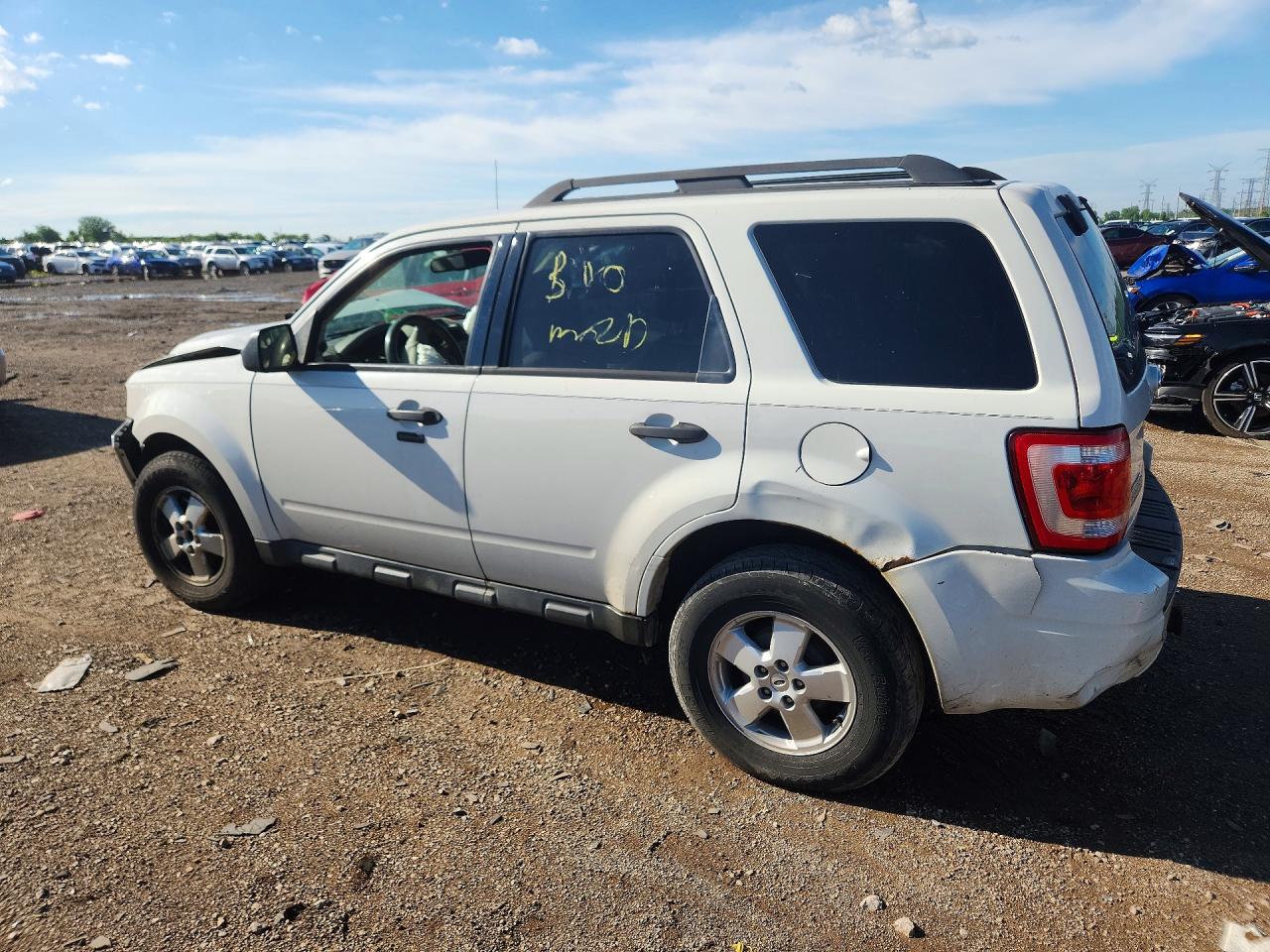 2012 Ford Escape Xlt White vin: 1FMCU0D72CKB39673