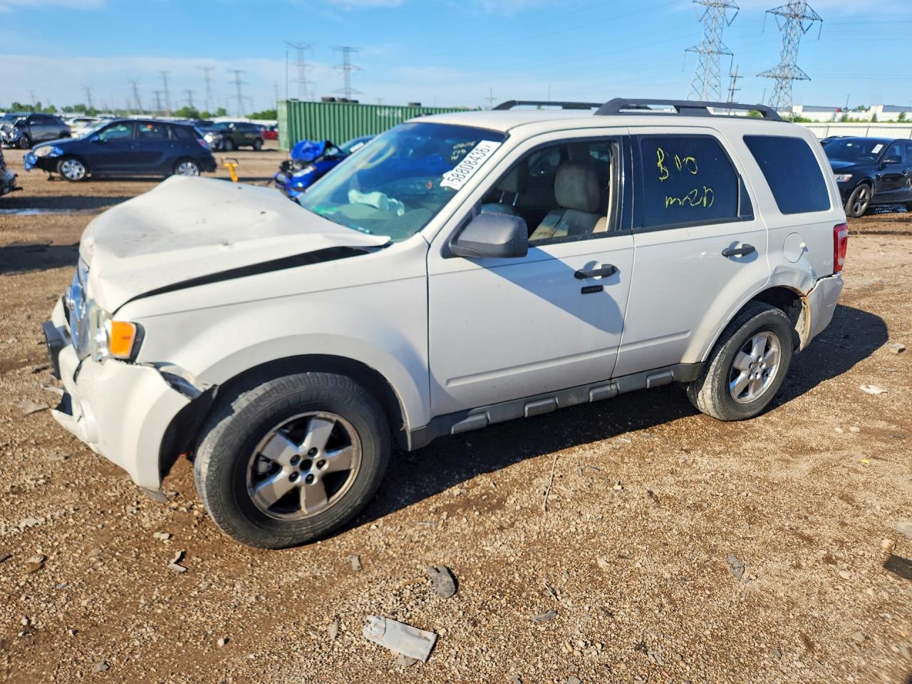 2012 Ford Escape Xlt Белый vin: 1FMCU0D72CKB39673