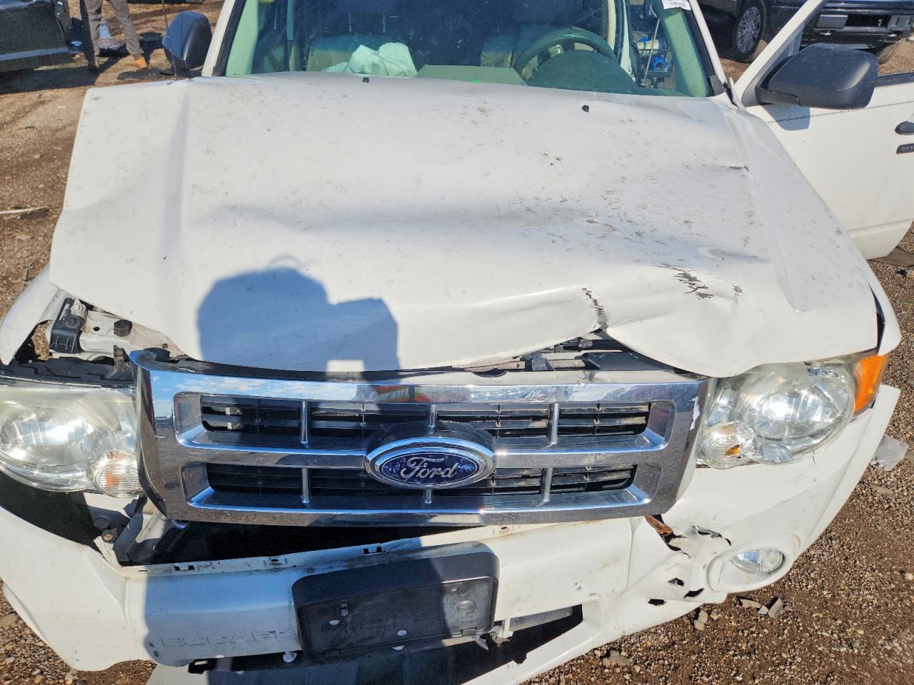 2012 Ford Escape Xlt White vin: 1FMCU0D72CKB39673