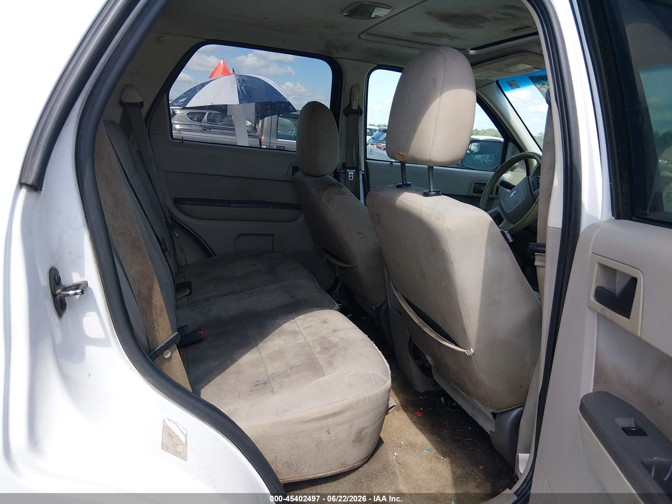 2012 Ford Escape Xlt White vin: 1FMCU0D72CKB58434