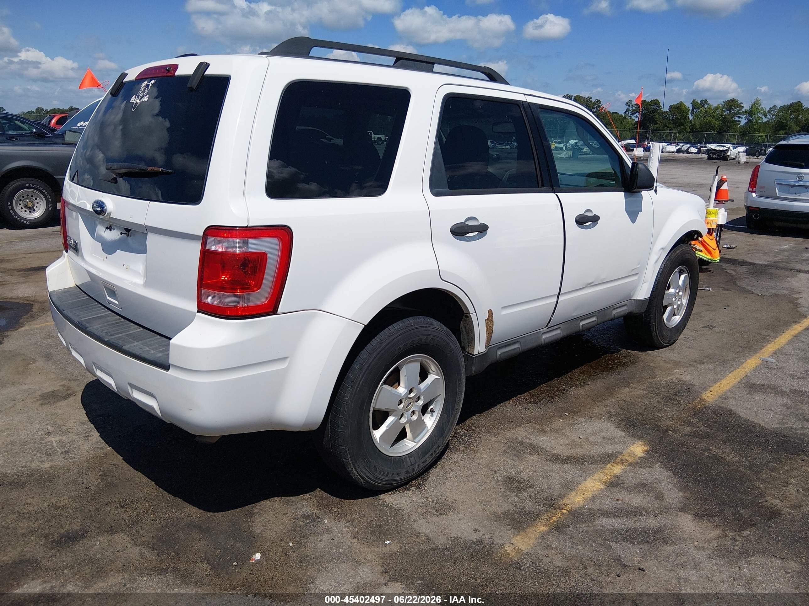 2012 Ford Escape Xlt White vin: 1FMCU0D72CKB58434