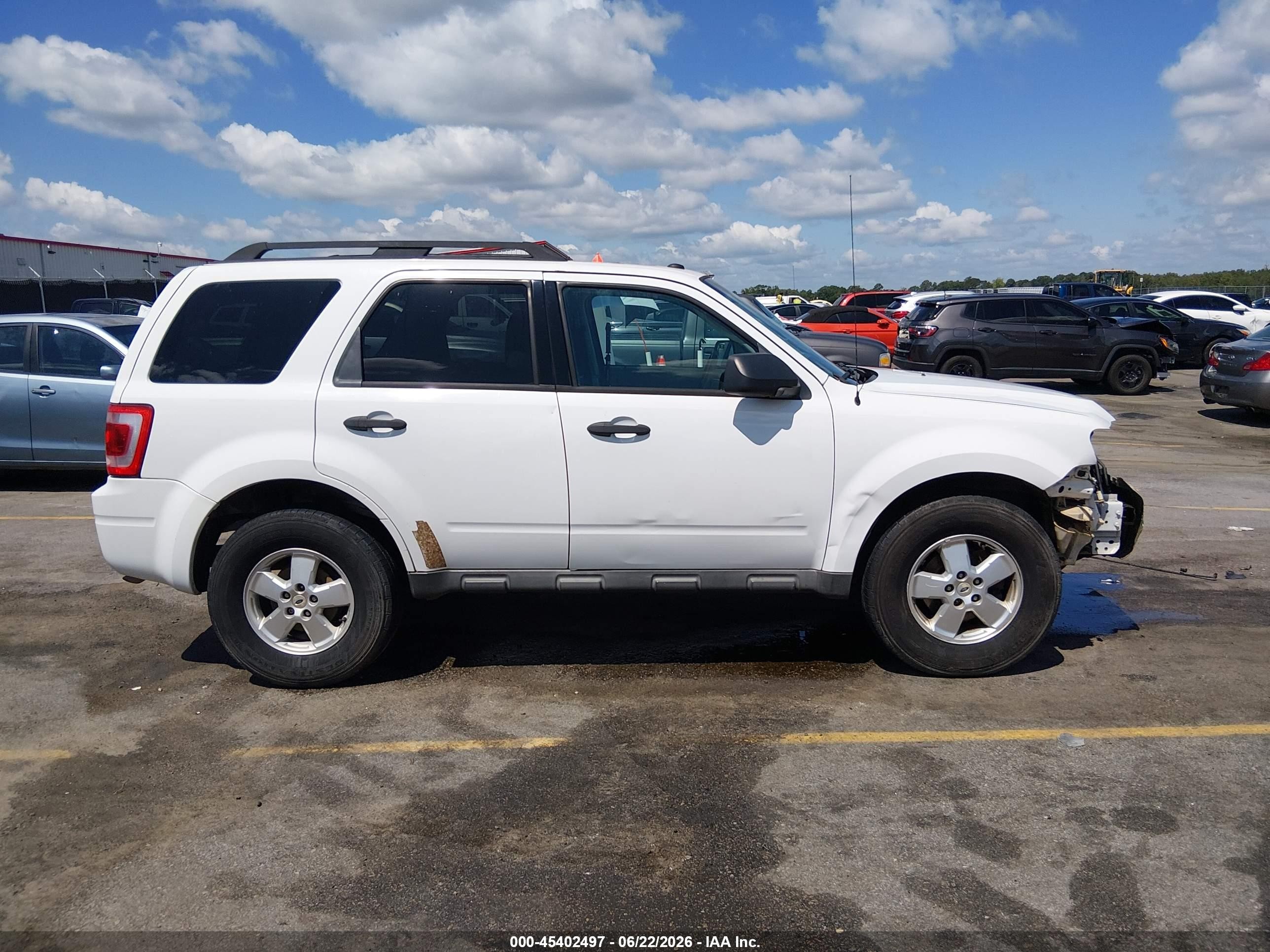 2012 Ford Escape Xlt White vin: 1FMCU0D72CKB58434