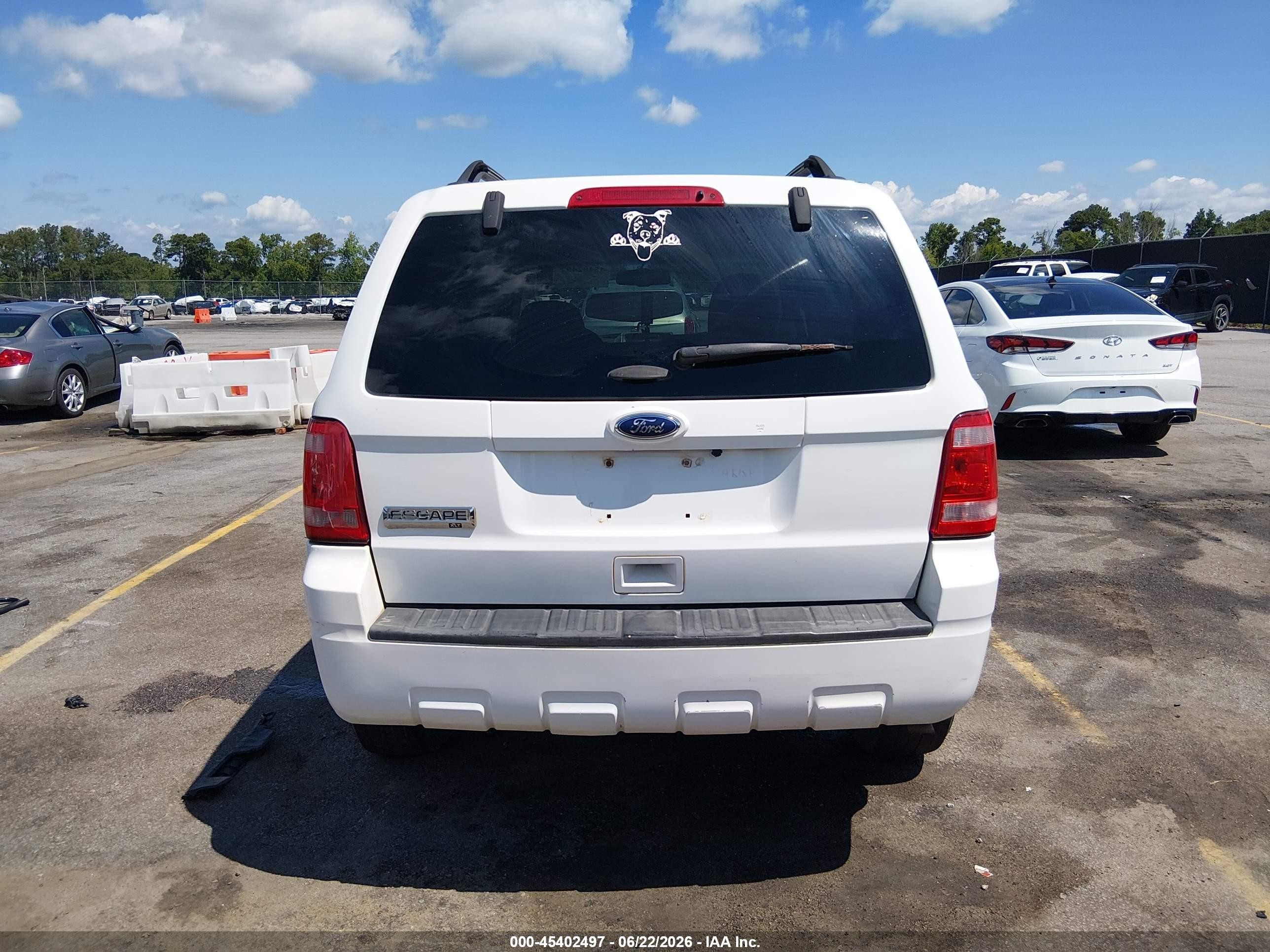 2012 Ford Escape Xlt White vin: 1FMCU0D72CKB58434