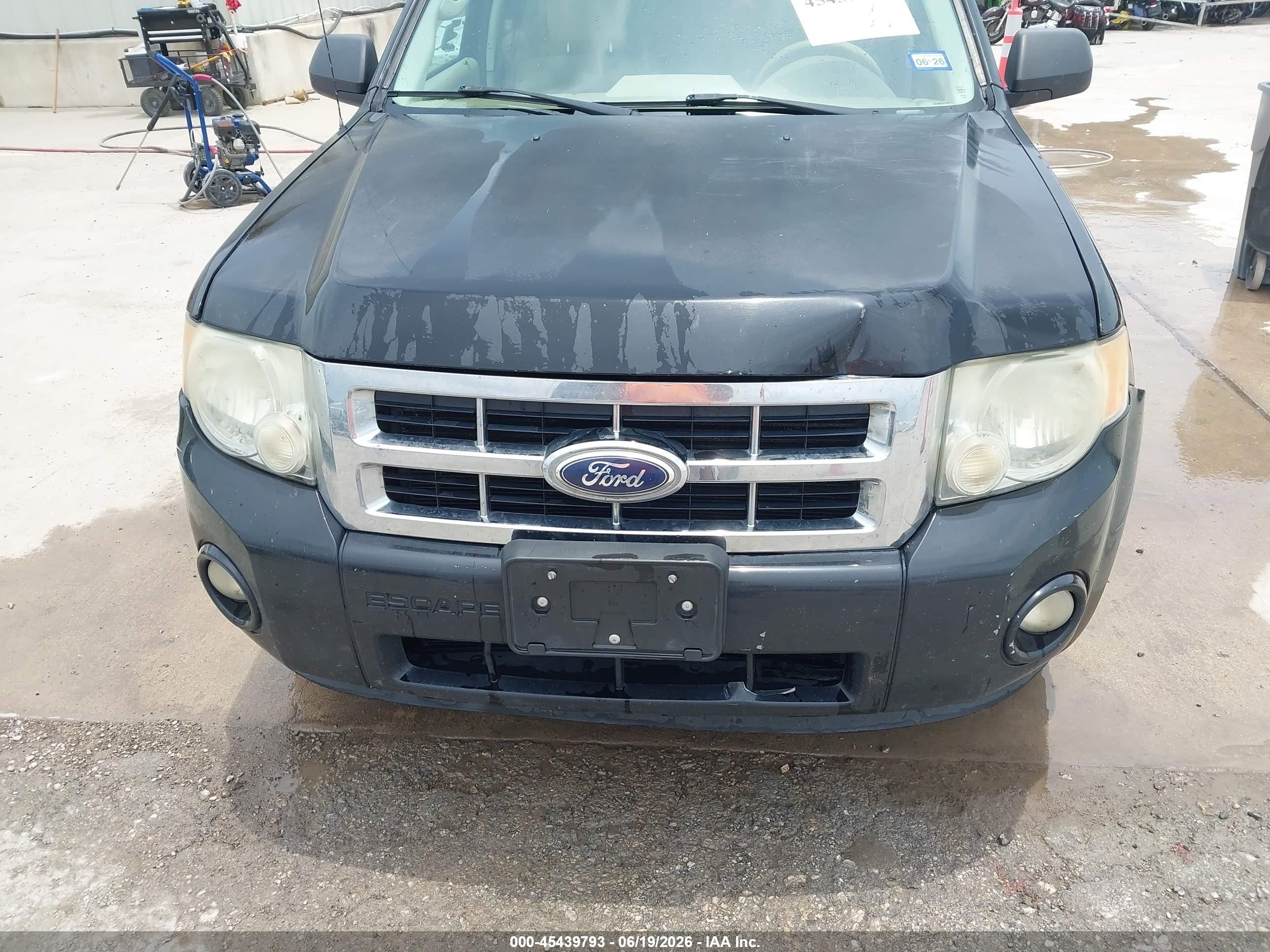 2012 Ford Escape Xlt Black vin: 1FMCU0D72CKC20088