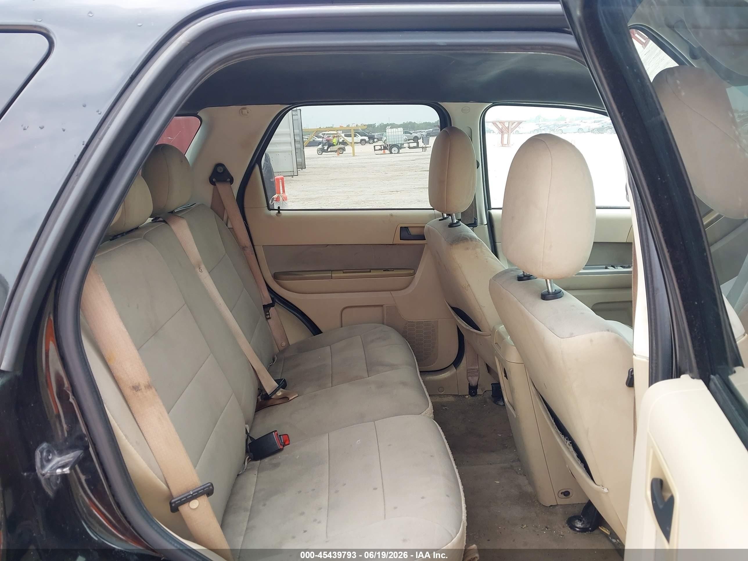 2012 Ford Escape Xlt Black vin: 1FMCU0D72CKC20088
