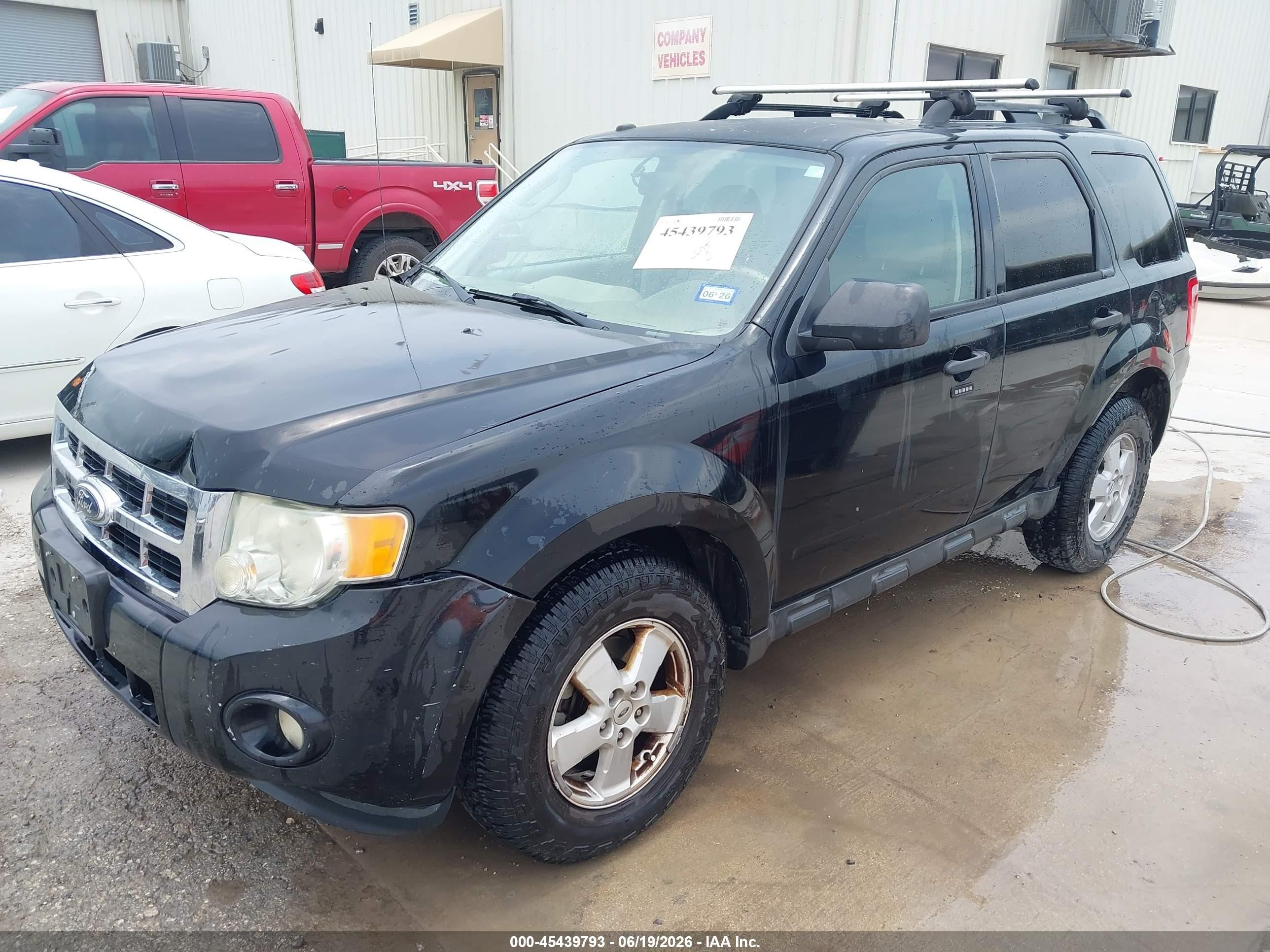 2012 Ford Escape Xlt Black vin: 1FMCU0D72CKC20088