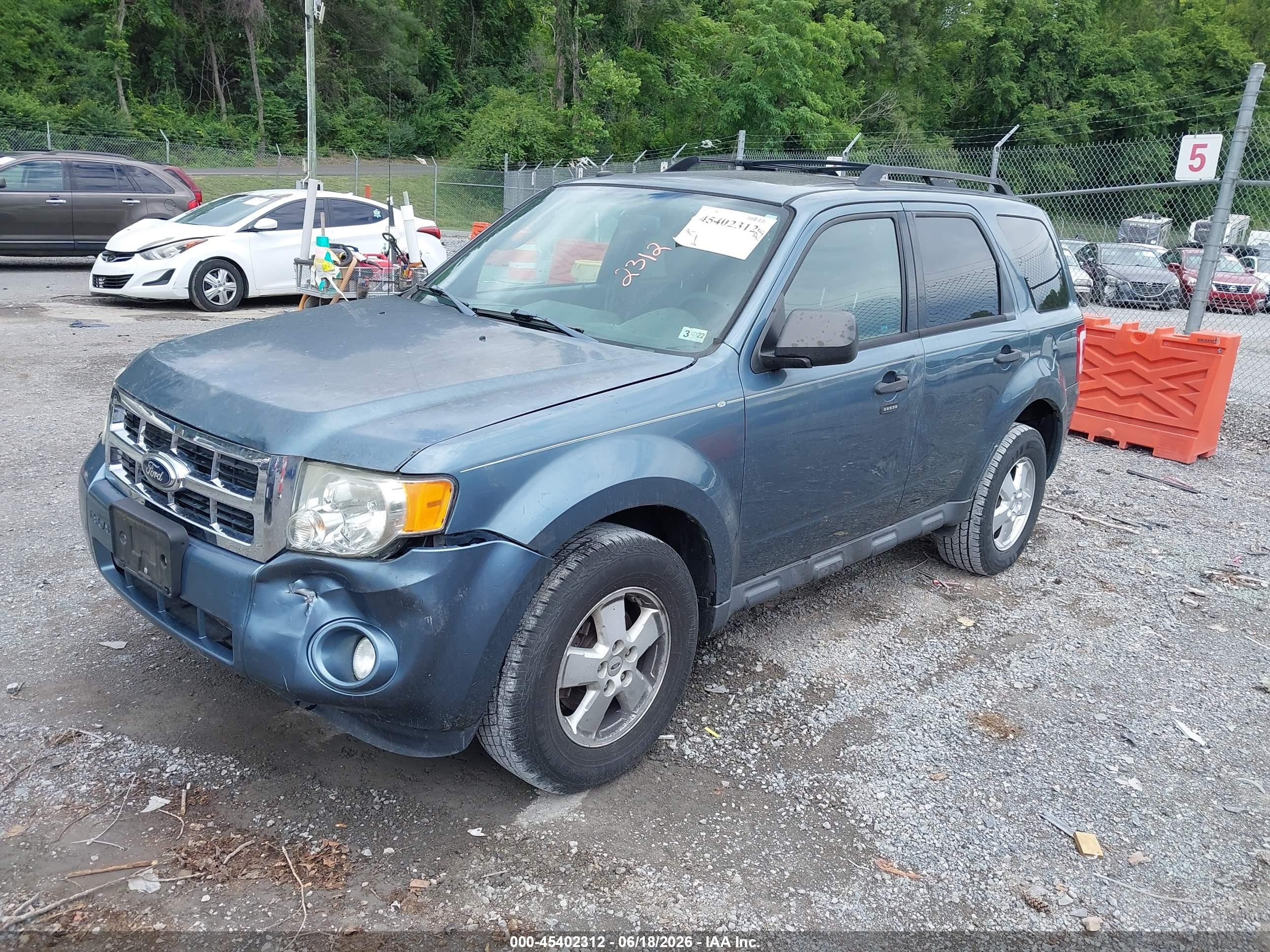2012 Ford Escape Xlt Blue vin: 1FMCU0D72CKC63362