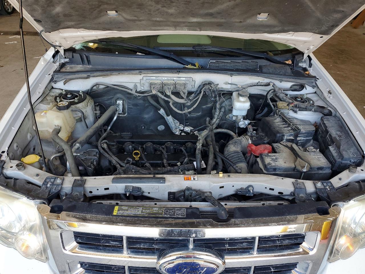 2010 Ford Escape Xlt White vin: 1FMCU0D73AKA33245